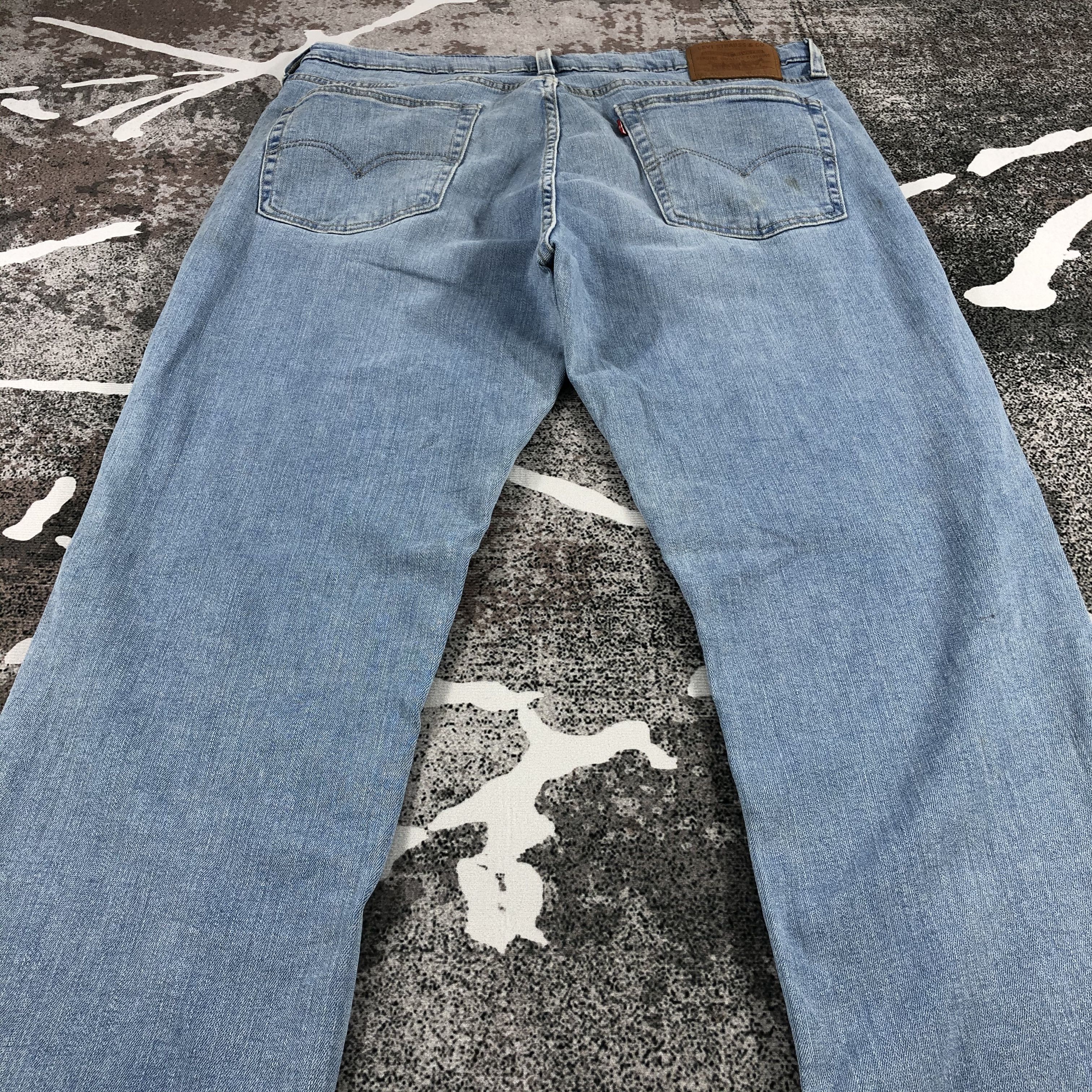 Levi's Vintage Levis 514 Jeans Dirty Faded Blue Wash kj664 Size US 37 - 4 Thumbnail