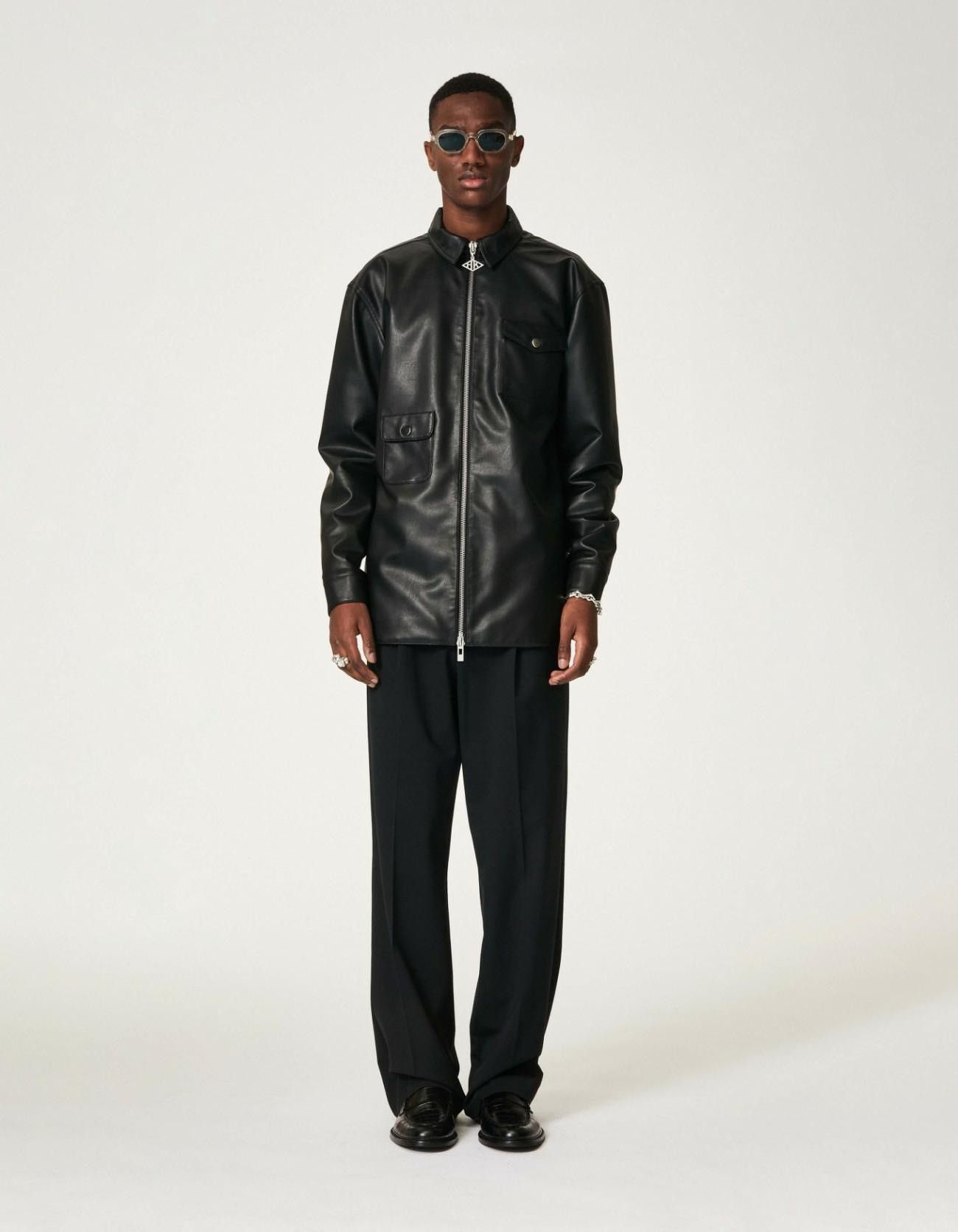 Han Kjobenhavn !DS! FW22 Han Kjobenhavn Army Zip Overshirt Black Jacket Size US M / EU 48-50 / 2 - 9 Thumbnail