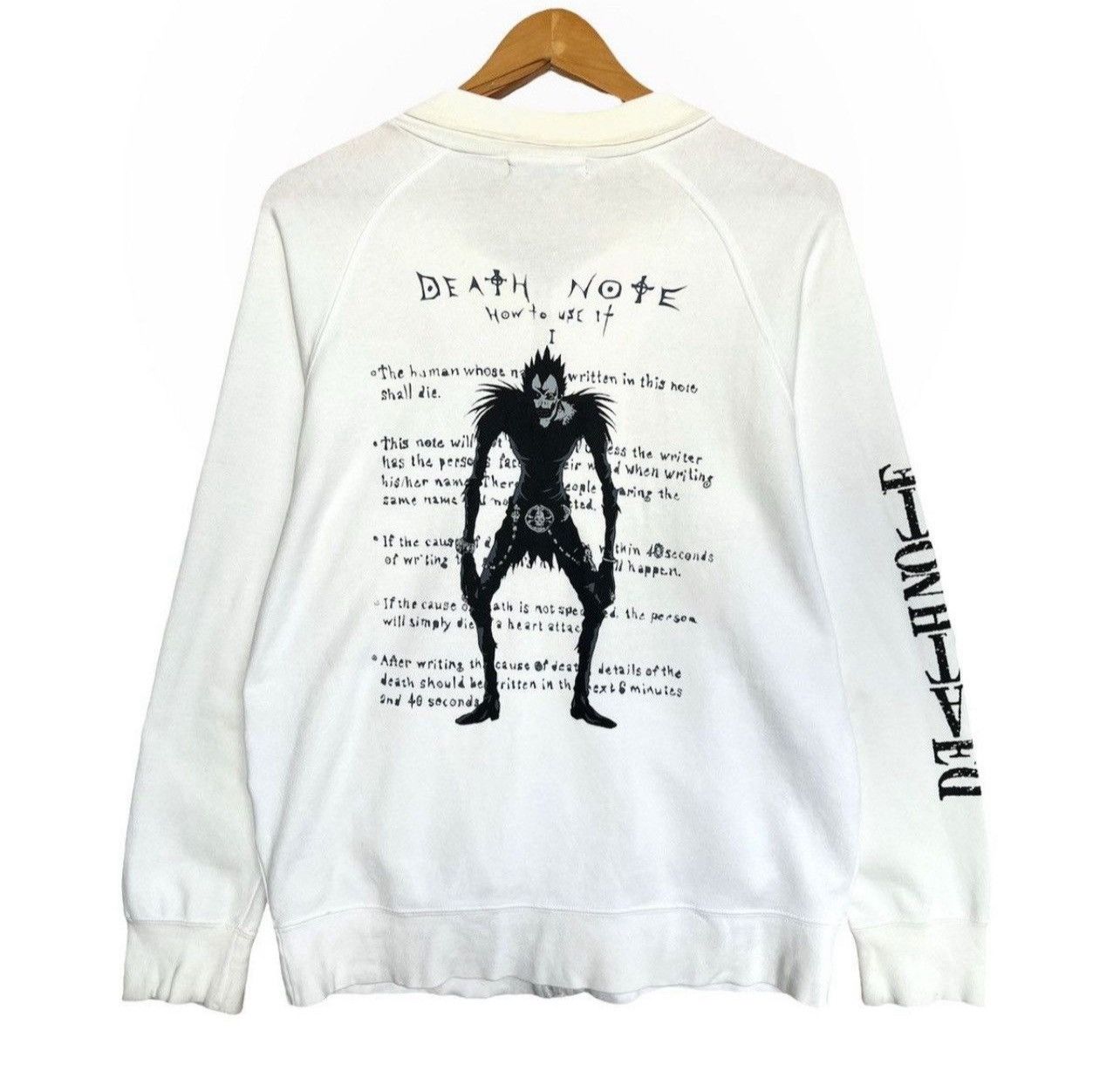 Anime Vintage Y2K Anime Death Note Sweater Size US M / EU 48-50 / 2 - 1 Thumbnail