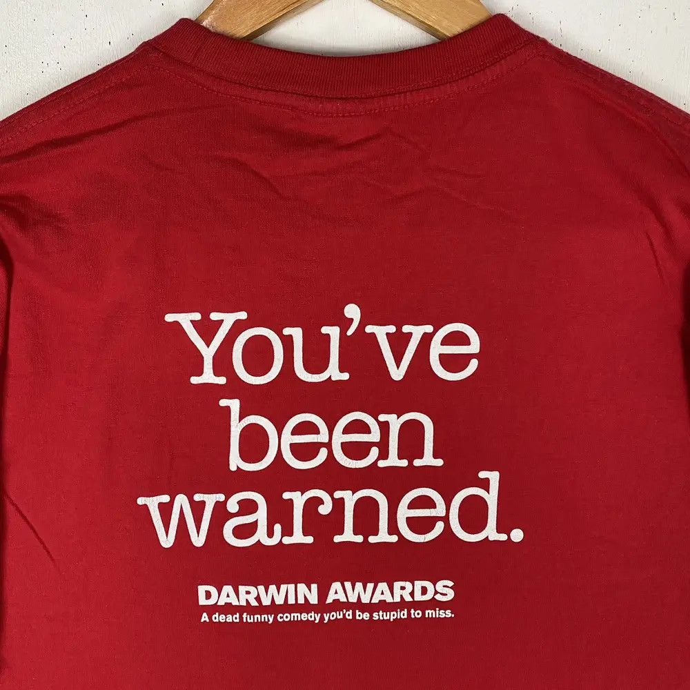 Vintage DARWIN AWARDS "I'm Only Human. You've Been Warned" Funny Tee Size US M / EU 48-50 / 2 - 7 Thumbnail