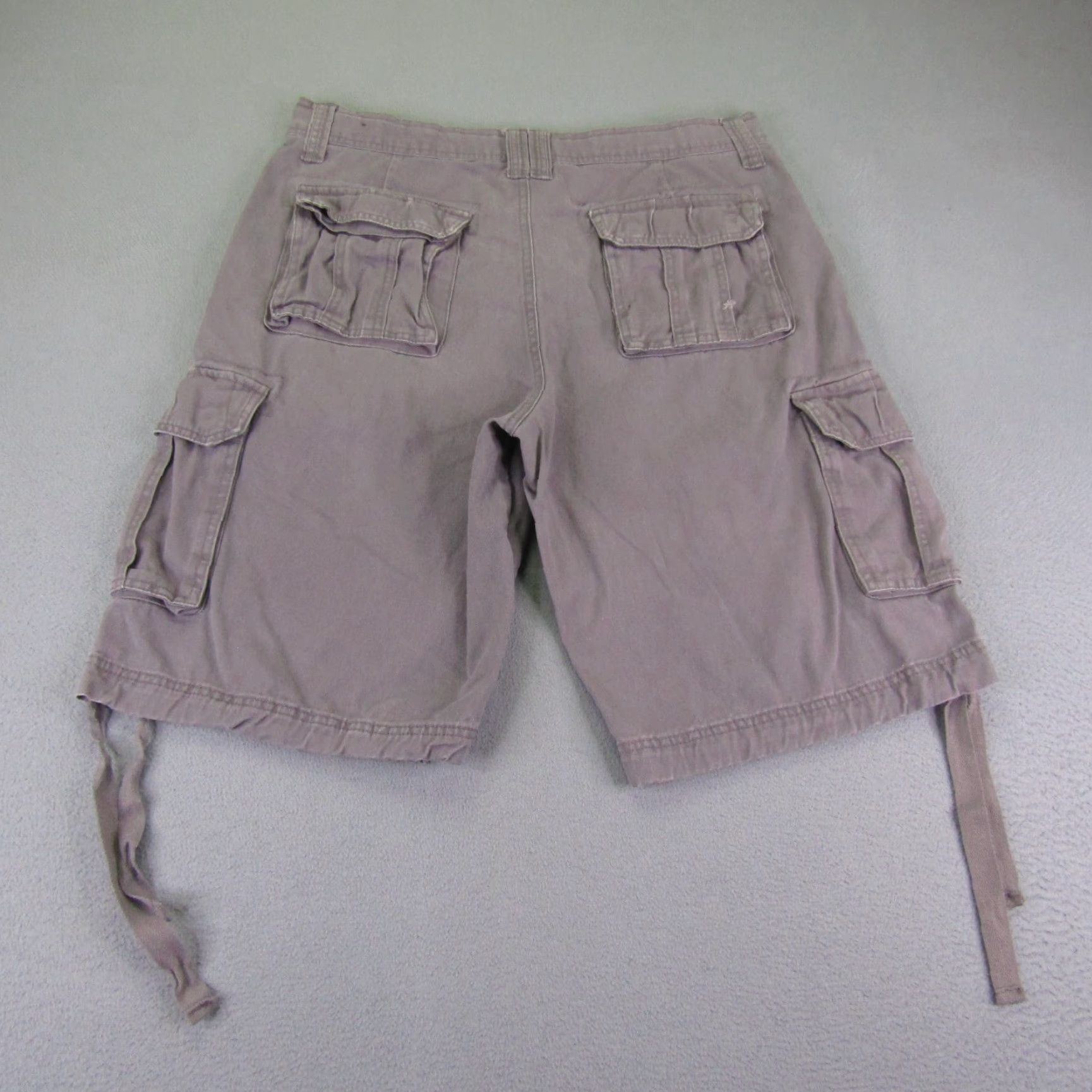Vintage LA Gate Cargo Shorts Mens 36 Gray Baggy Outdoor Streetwear Y2K Size US 36 / EU 52 - 4 Thumbnail