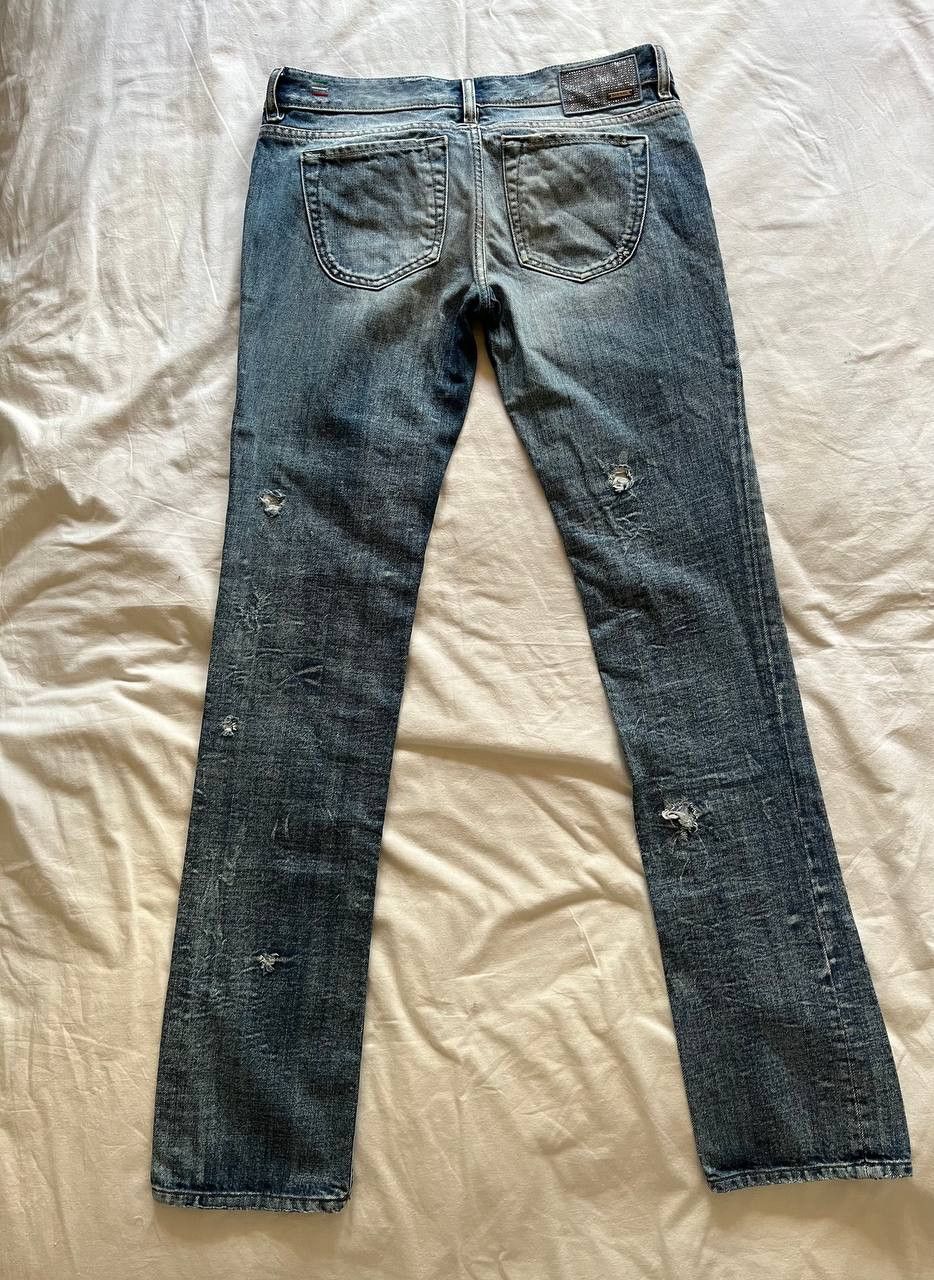 Diesel × Vintage Diesel Liv W30/L34 vintage women's distressed Y2K jeans Size 30" / US 8 / IT 44 - 6 Thumbnail