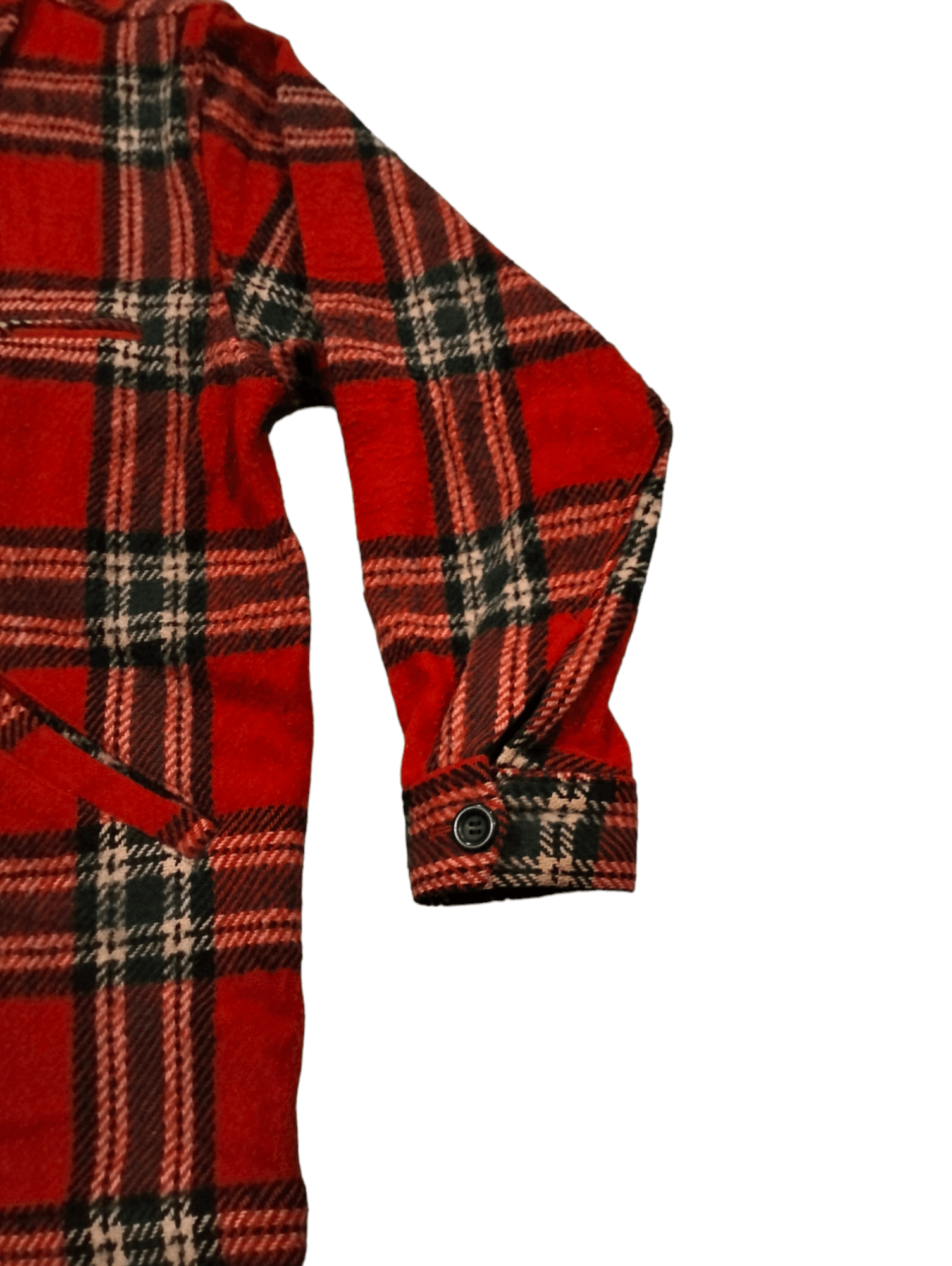 Oshkosh Oshkosh B Gosh Wool Red Tartan Zipper Jacket Size US L / EU 52-54 / 3 - 7 Thumbnail
