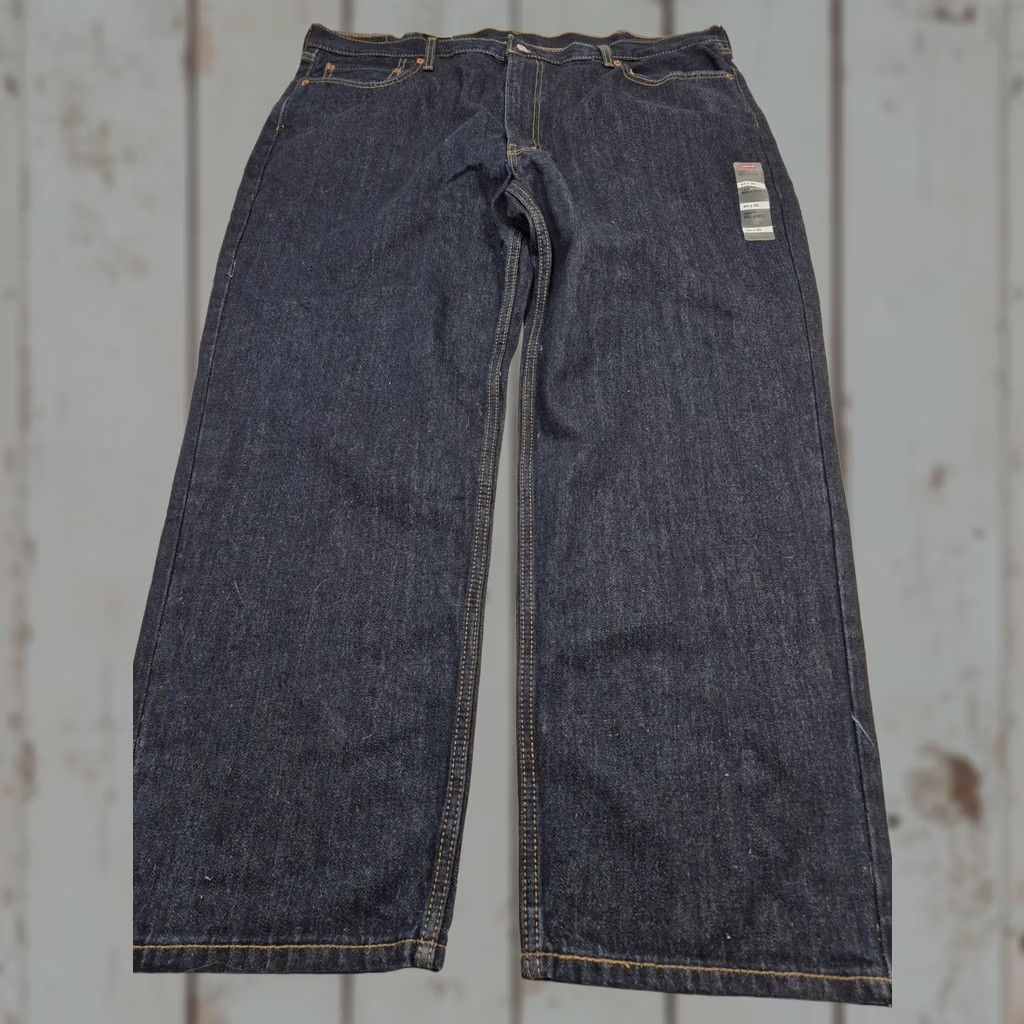 Levi's Levis 550 Relaxed Jeans Mens 44x30 Dark Blue Tapered Leg Denim Pants NWT Size US 44 / EU 60 - 1 Thumbnail