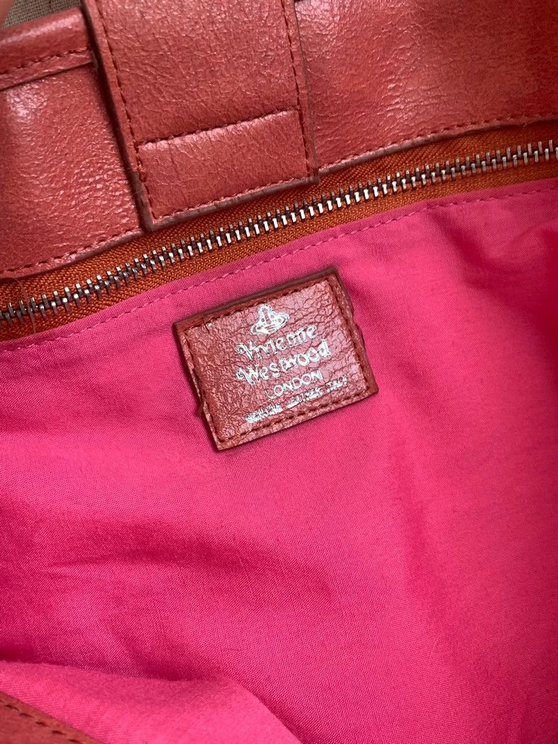 Vivienne Westwood Vivienne Westwood size os Retro red hollow Saturn tote bag Size ONE SIZE - 7 Thumbnail