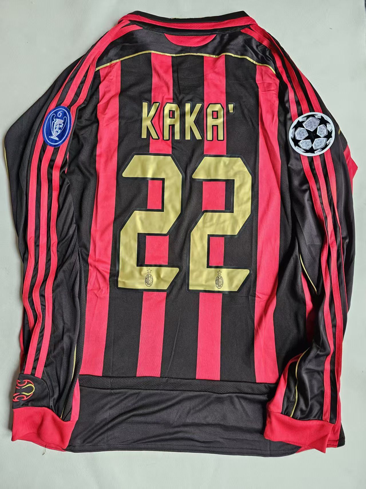 Other 2006 07 AC Milan #22 Kaka Jersey Longsleeve Home Size US XL / EU 56 / 4 - 1 Thumbnail