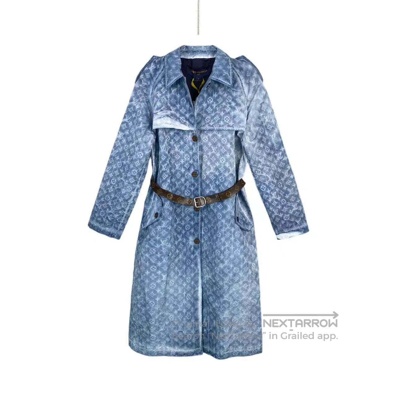 Louis Vuitton Louis Vuitton The old flowers are full of printed trench c Size 4XL / US 24-26 - 1 Thumbnail