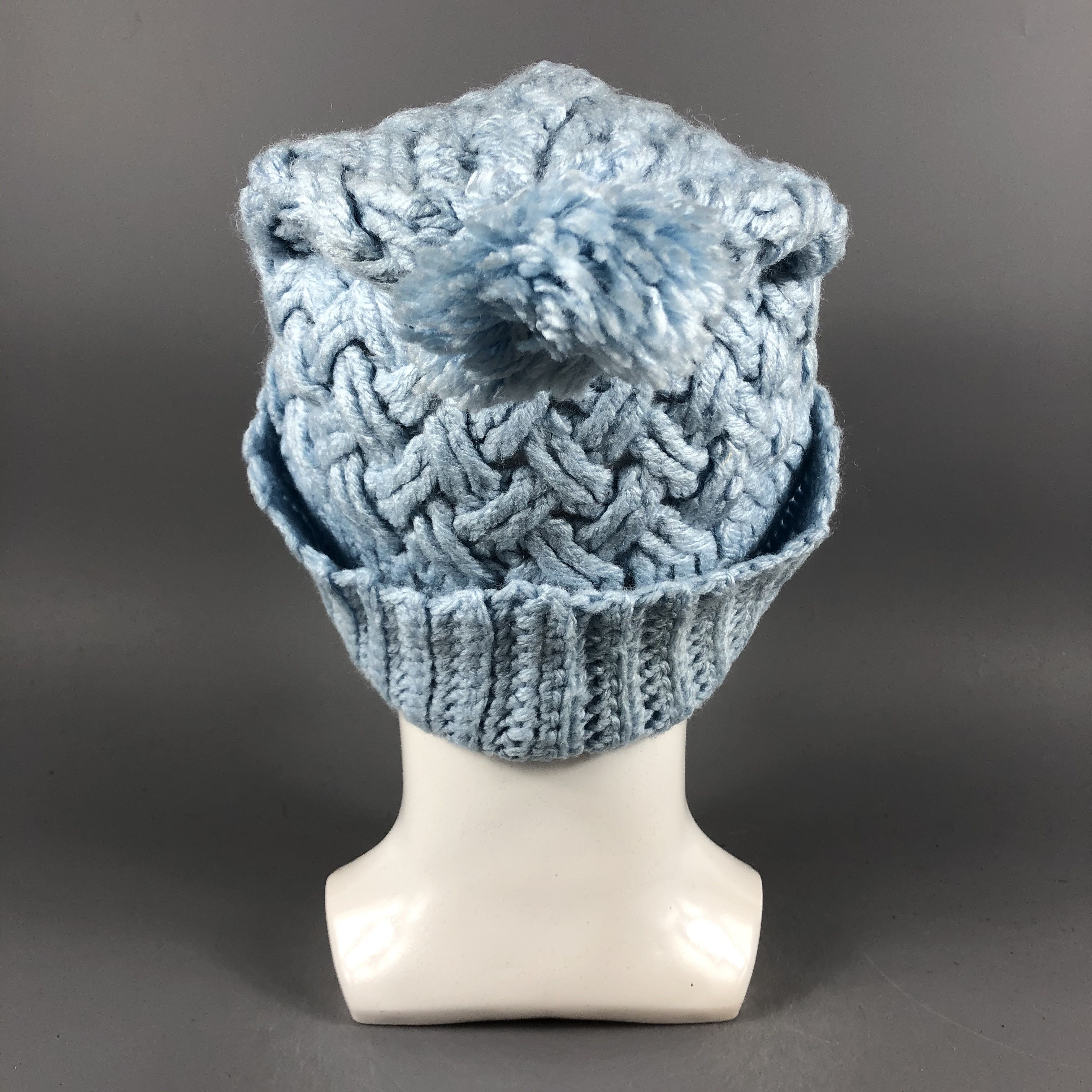Japanese Brand × Vintage Womens Japanese Brand Knit Beanie Snow Hat Snow Cap -D1215 Size ONE SIZE - 3 Thumbnail