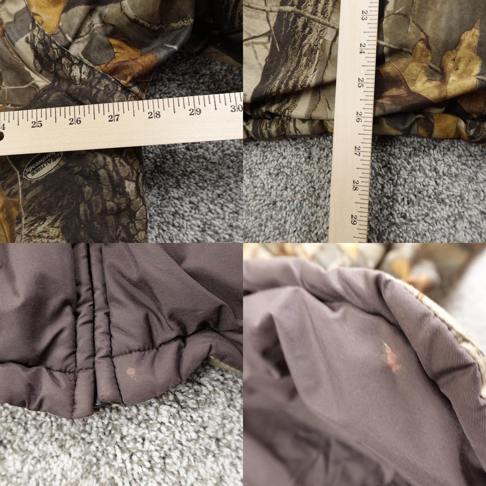 Realtree VTG Realtree Hardwoods Jacket Mens L Brown Camouflage 10X Reversible Zip Puffer Insulated 90s Size US L / EU 52-54 / 3 - 8 Thumbnail