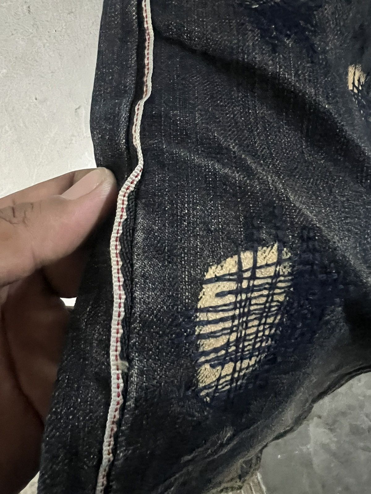 Hysteric Glamour VINTAGE Y2K INSPIRED KAPITAL PATCHWORK DENIM PANT Size US 28 / EU 44 - 19 Thumbnail