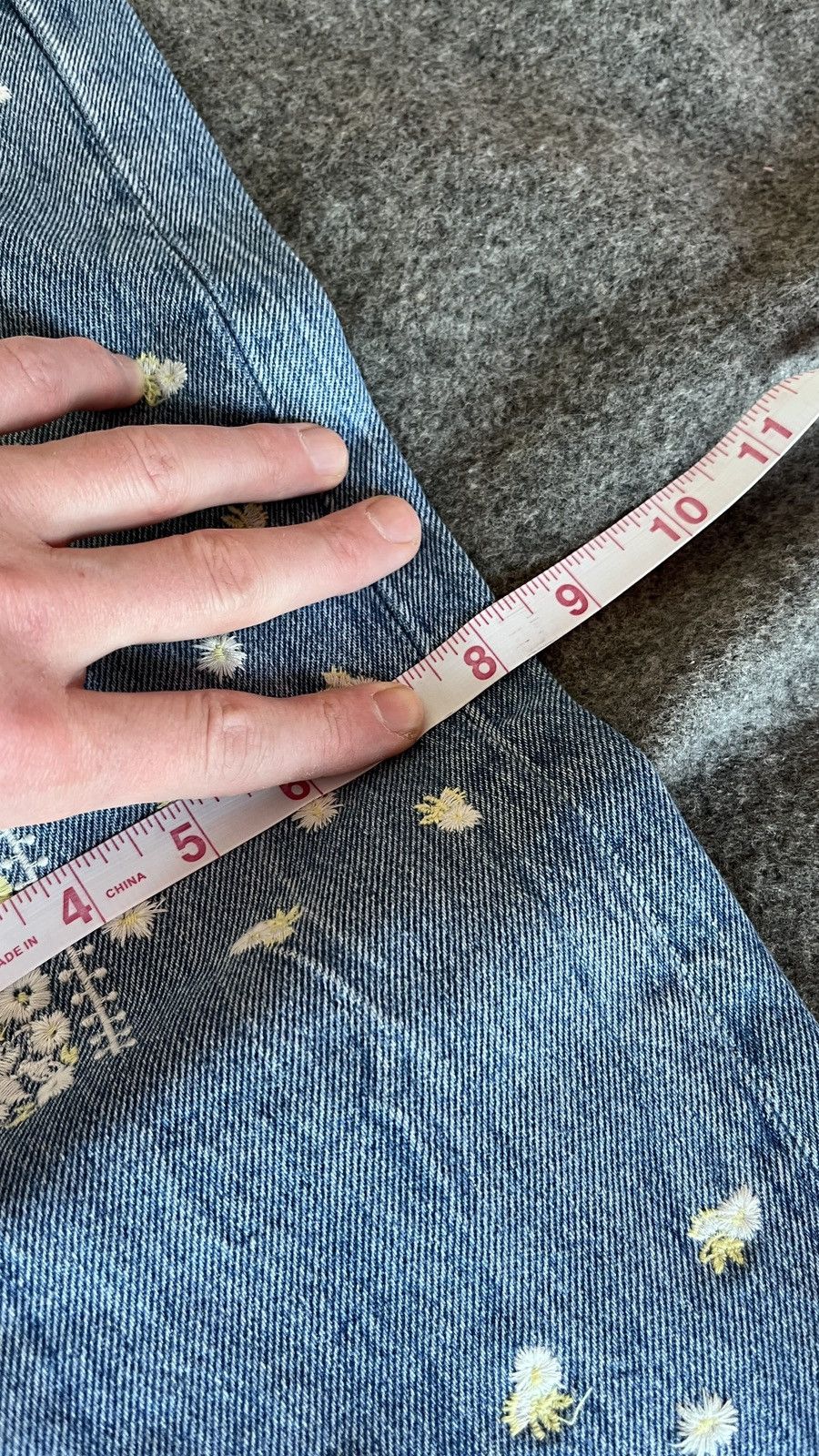 NOMA t.d Noma Td bandana embroidery jeans Size US 33 - 10 Thumbnail
