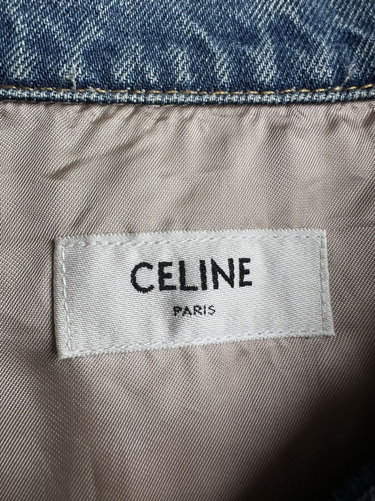 Celine SS22 Celine embroidered star denim jacket union wash XL Size US XL / EU 56 / 4 - 22 Thumbnail