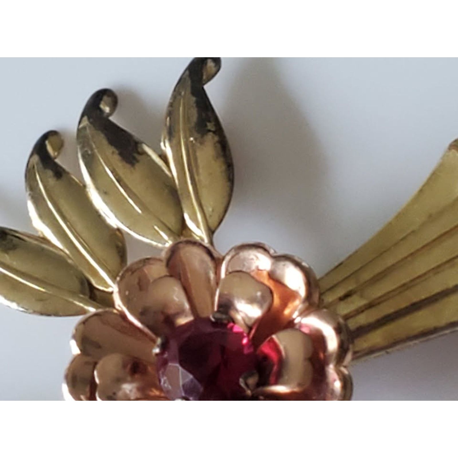 Other Vintage 1940s Gold-fill Harry Iskin Floral Brooch Size ONE SIZE - 4 Thumbnail