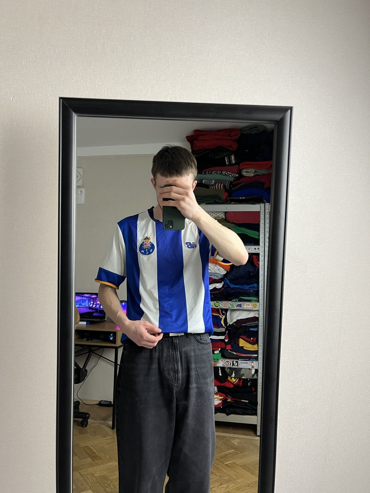 New Balance New Balance FC Porto 2015 Home Soccer Jersey Football Shirt Size US L / EU 52-54 / 3 - 2 Thumbnail