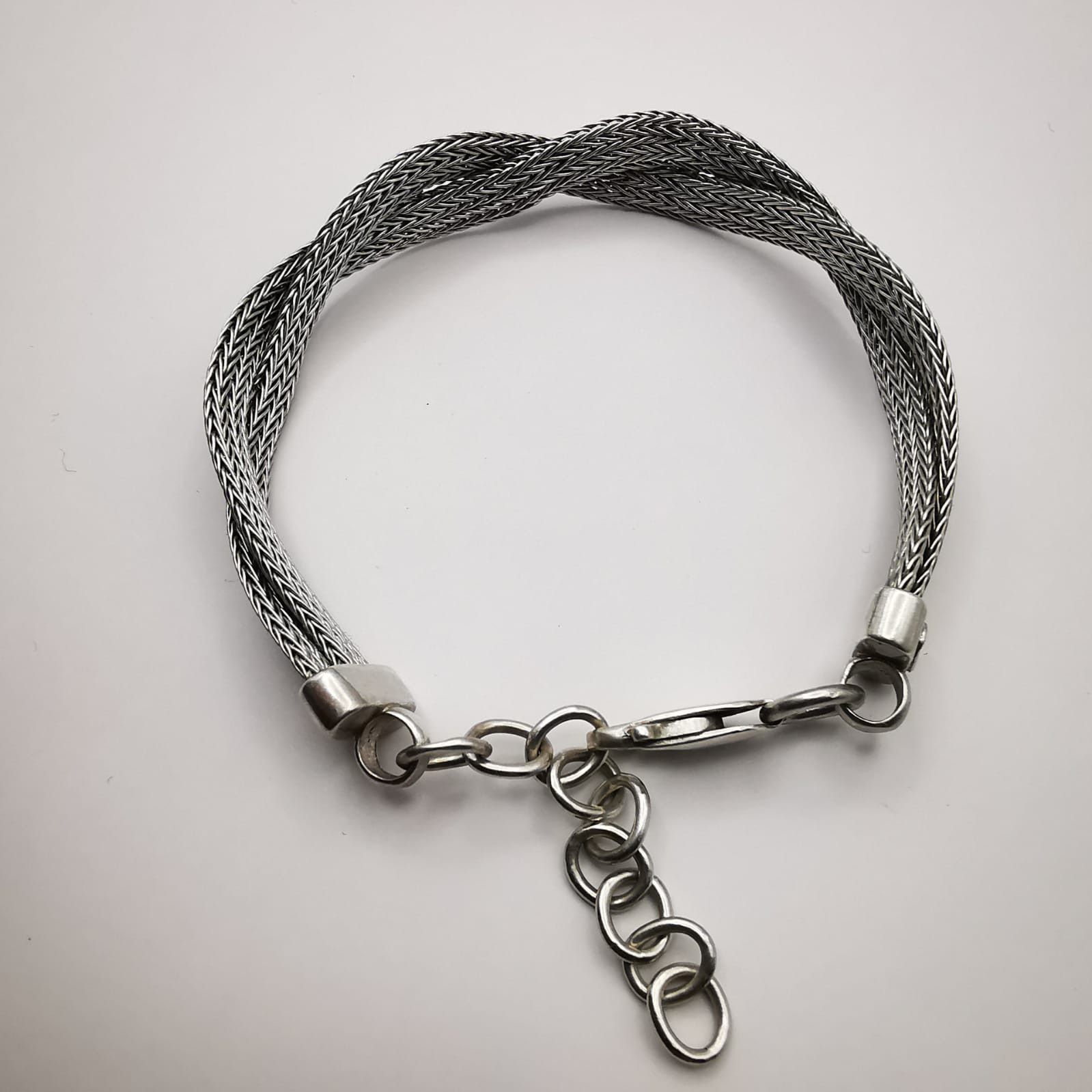 Sterling Silver Vintage Women's Bracelet,925 Sterling Silver Italy 11 g Size ONE SIZE - 1 Thumbnail