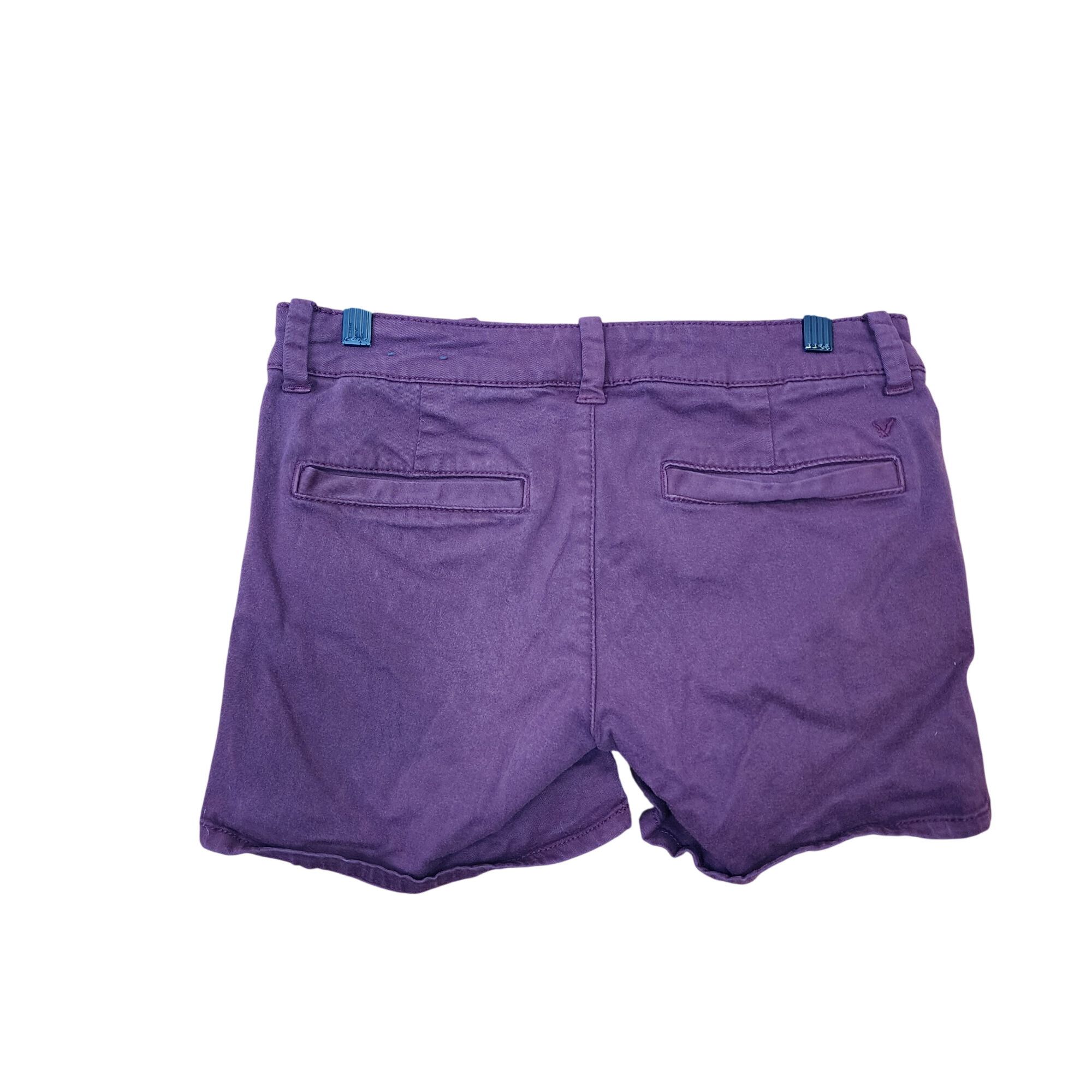 American Eagle Outfitters American Eagle Outfitters Womens Purple Midi Shorts Size 2 Size 26" / US 2 / IT 38 - 2 Thumbnail