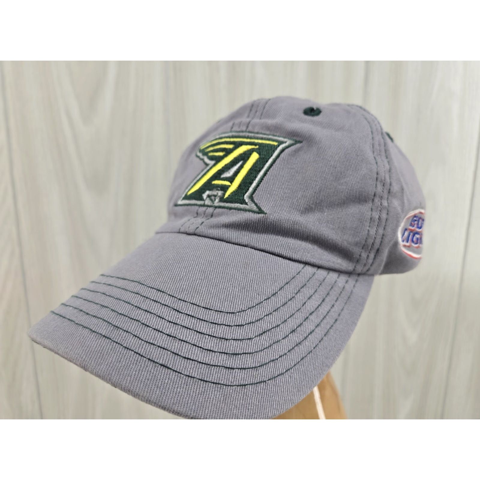 Vintage Bud Light Gray "A" Embroidered Baseball Adjustable Hat Mens Cap Size ONE SIZE - 2 Thumbnail