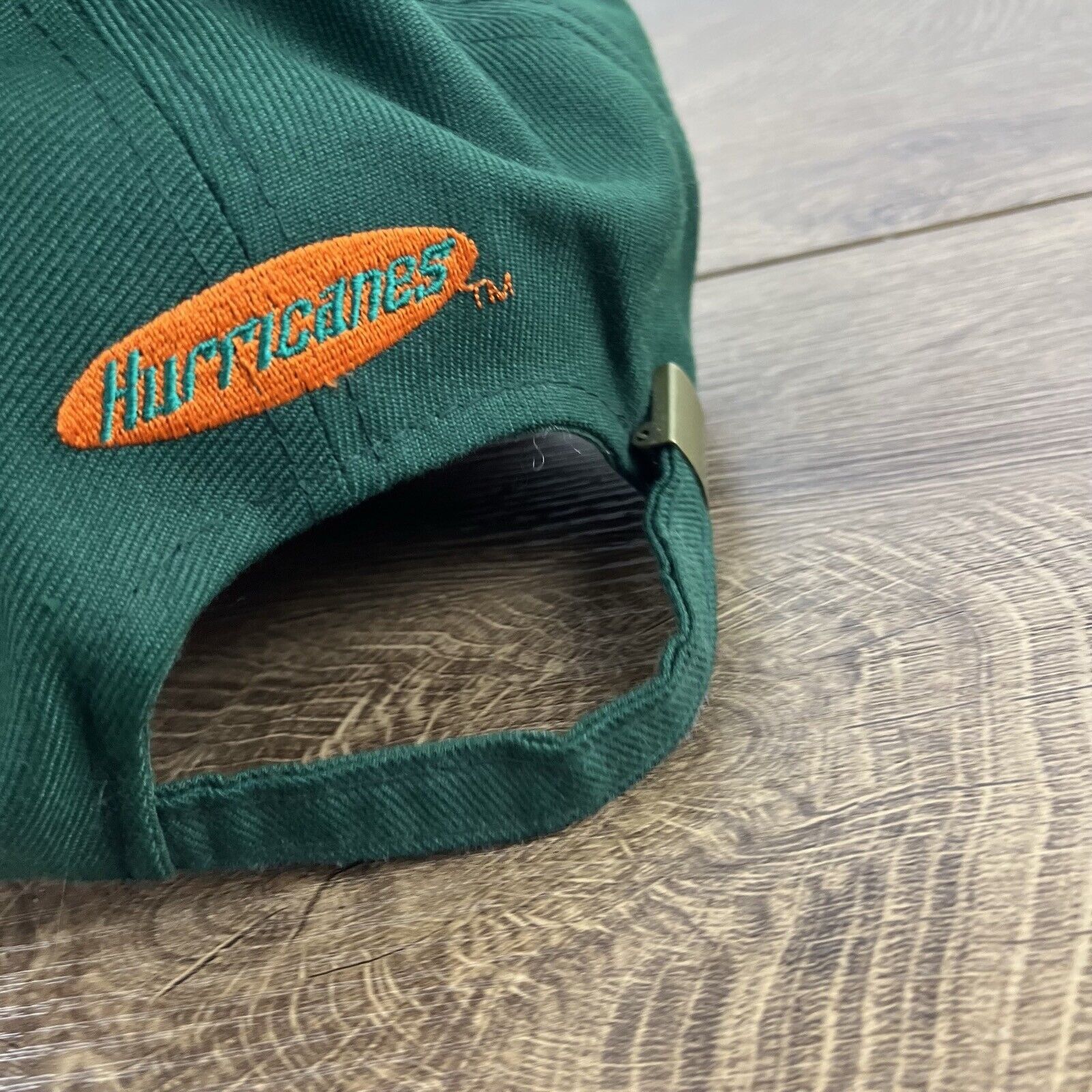 Other Vintage Miami Hurricanes Hat Green NCAA Cap Adjustable Green Size ONE SIZE - 9 Thumbnail