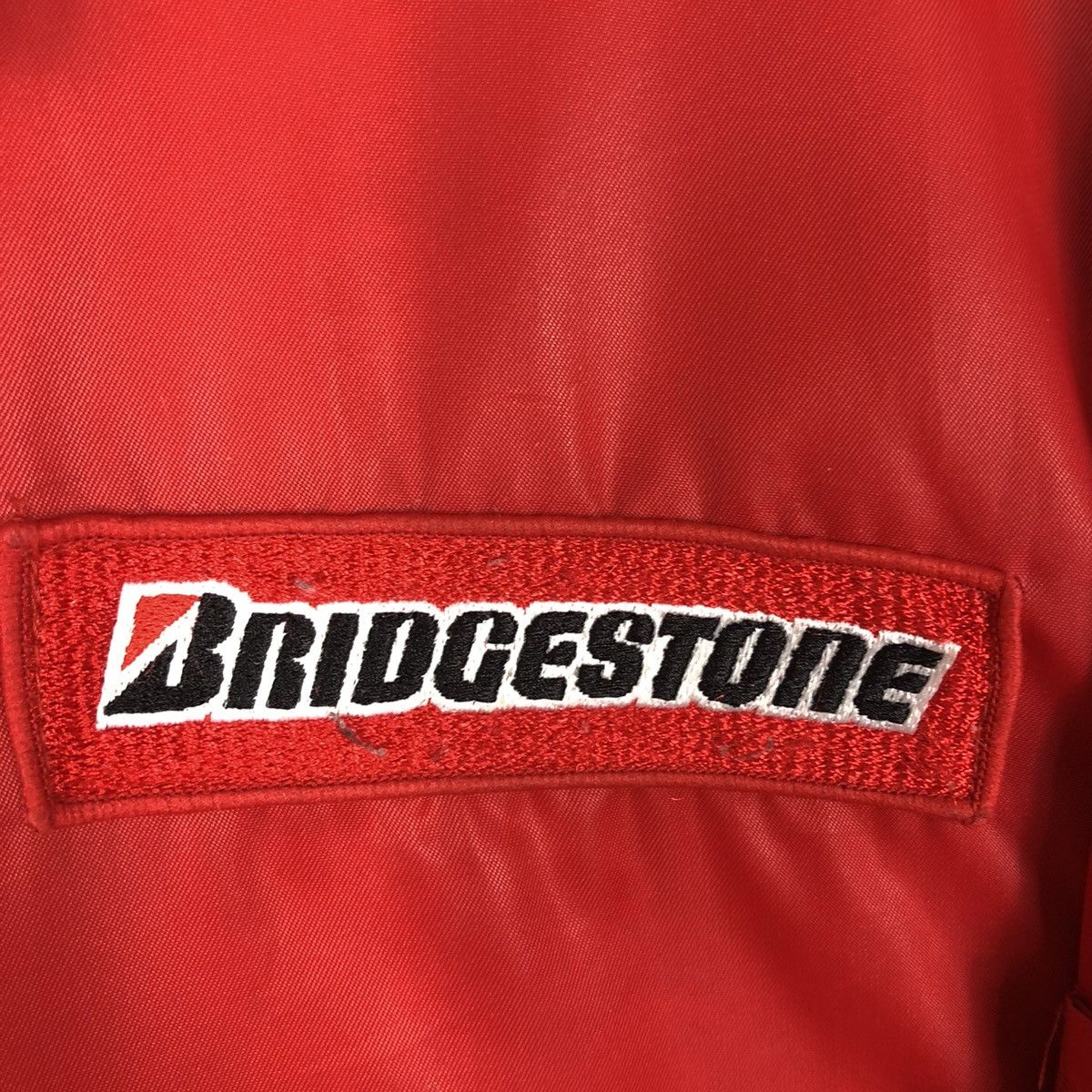 Japanese Brand 🔥VINTAGE RACING BRIDGESTONE BOMBER JACKET SPORTSWEAR Size US L / EU 52-54 / 3 - 12 Thumbnail