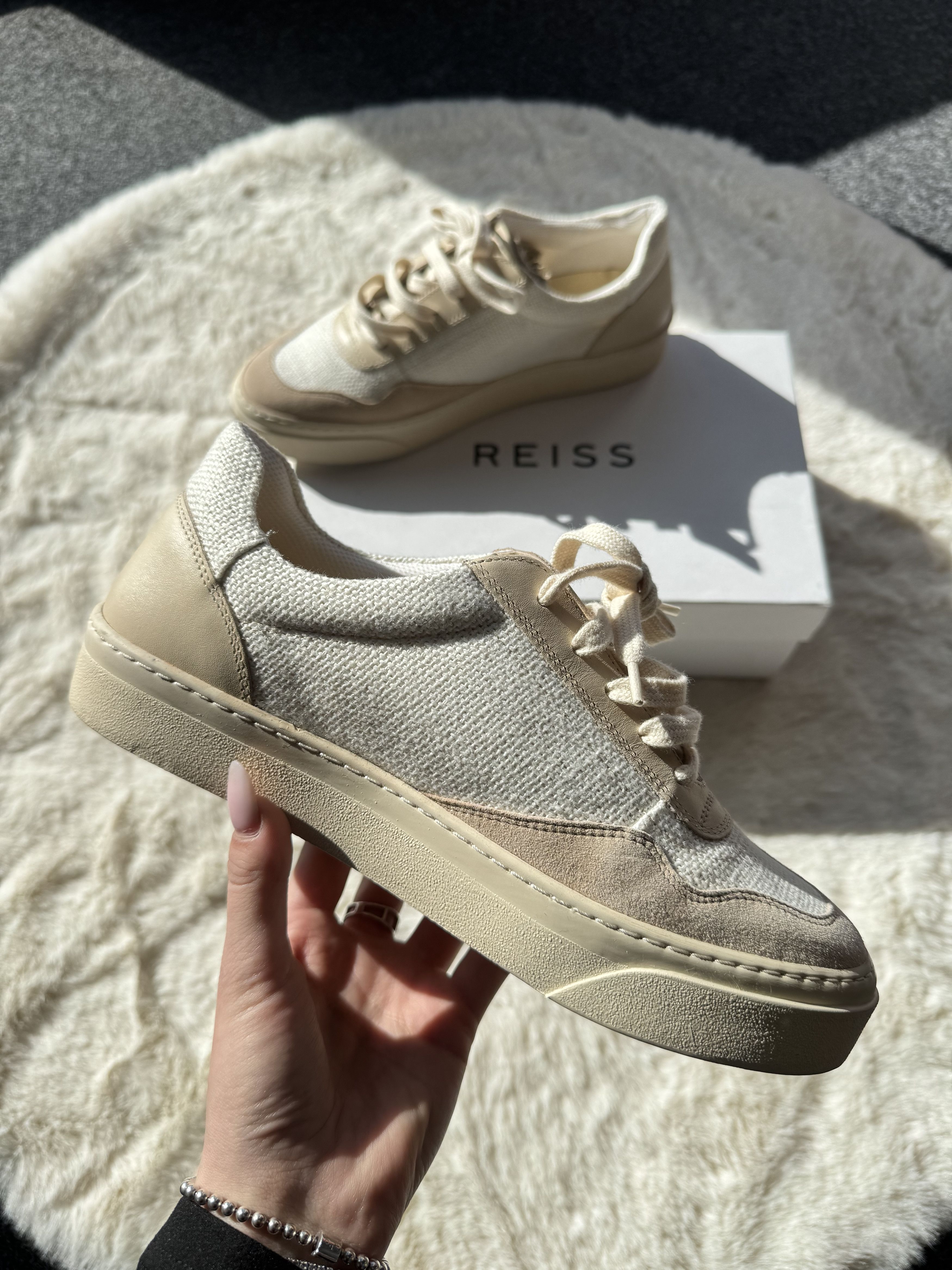 Reiss Reiss Women's Sneakers Leanne-Low Top Sneaker Size US 8.5 / IT 38.5 - 1 Thumbnail