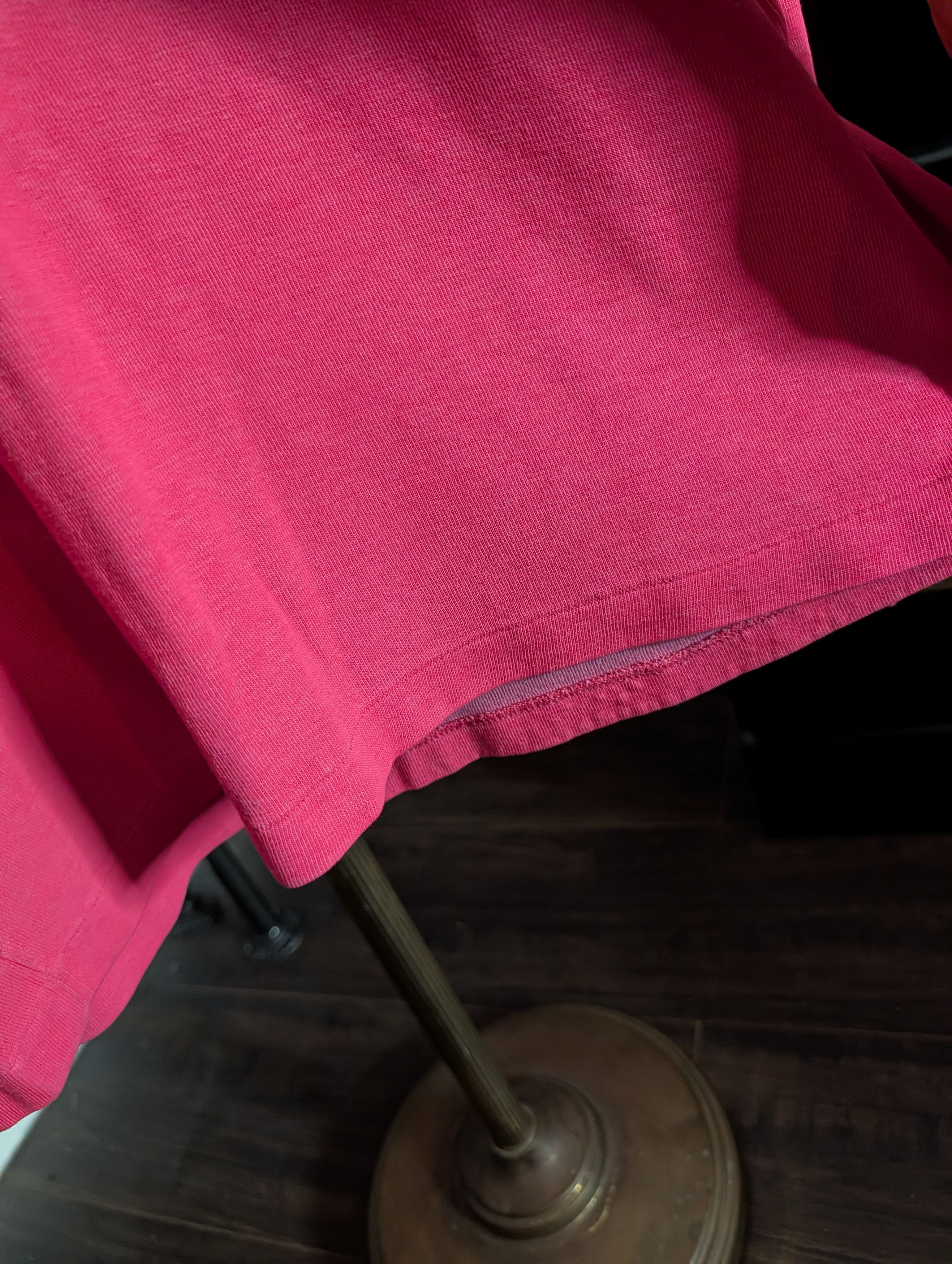 Vintage MASER Pink roll neck ribbed logo sweater 80s ski brand Size M / US 6-8 / IT 42-44 - 6 Thumbnail
