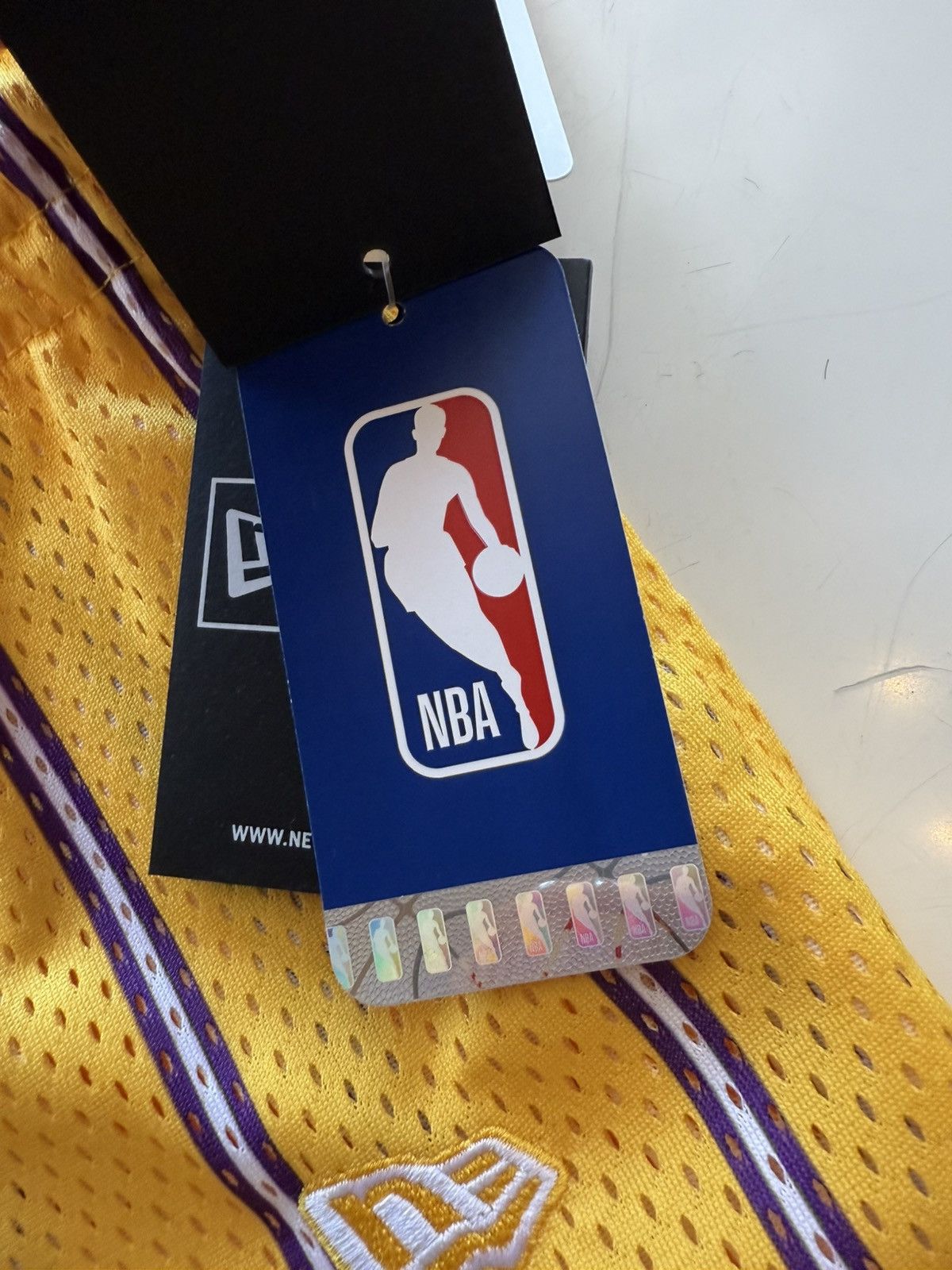 Eric Emanuel × New Era Eric emmanual/Los Angeles Lakers mesh short Size US 26 / EU 42 - 7 Thumbnail