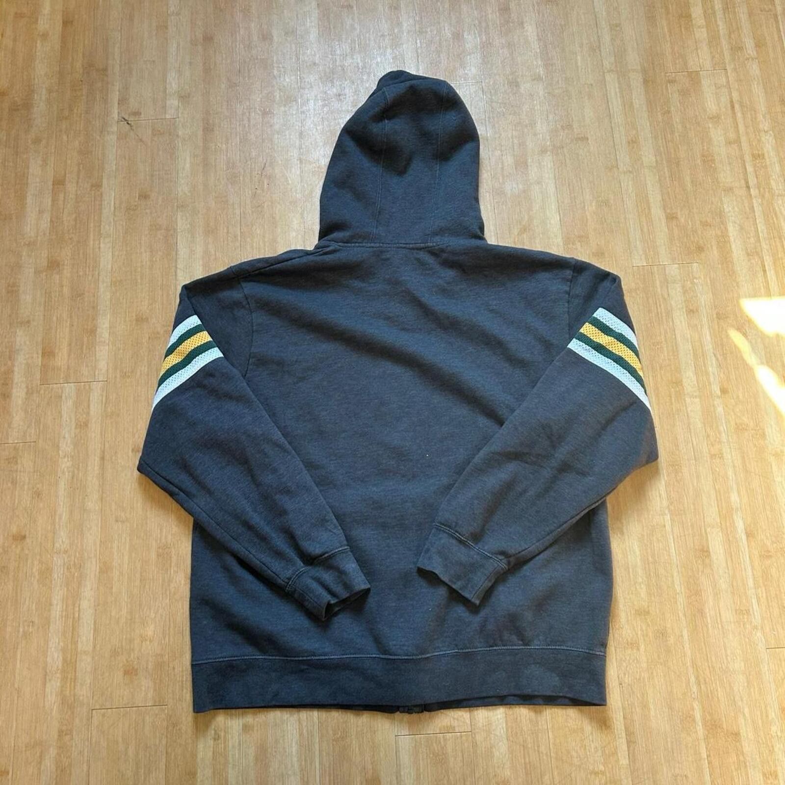 NFL Vintage y2k Green Bay Packers NFL Zip Up Hoodie Grey XL Size US XL / EU 56 / 4 - 3 Thumbnail