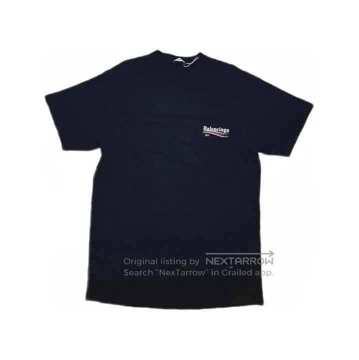 Balenciaga Balenciaga Short Sleeve Cola T. Size US XS / EU 42 / 0 - 2 Thumbnail