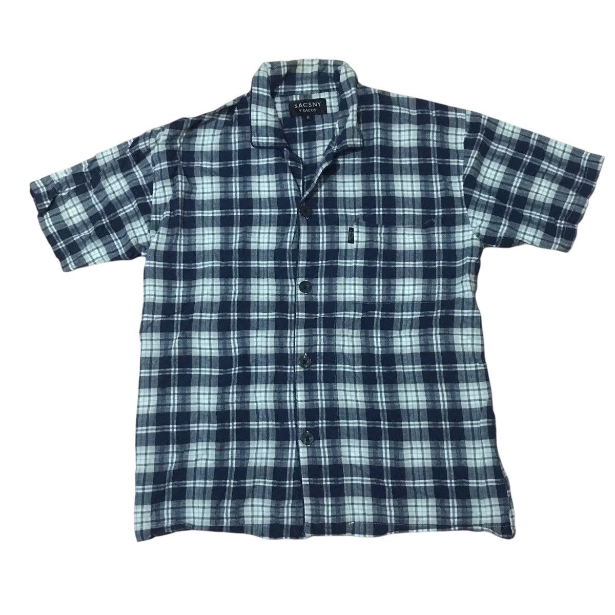 Yohji Yamamoto Vintage sacsny y’saccs shirt button up Size US M / EU 48-50 / 2 - 2 Thumbnail