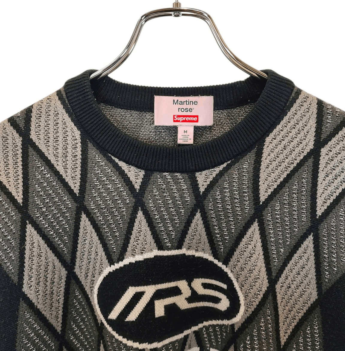Supreme Supreme 24AW Martin Rose Knit Black White Size US M / EU 48-50 / 2 - 3 Thumbnail