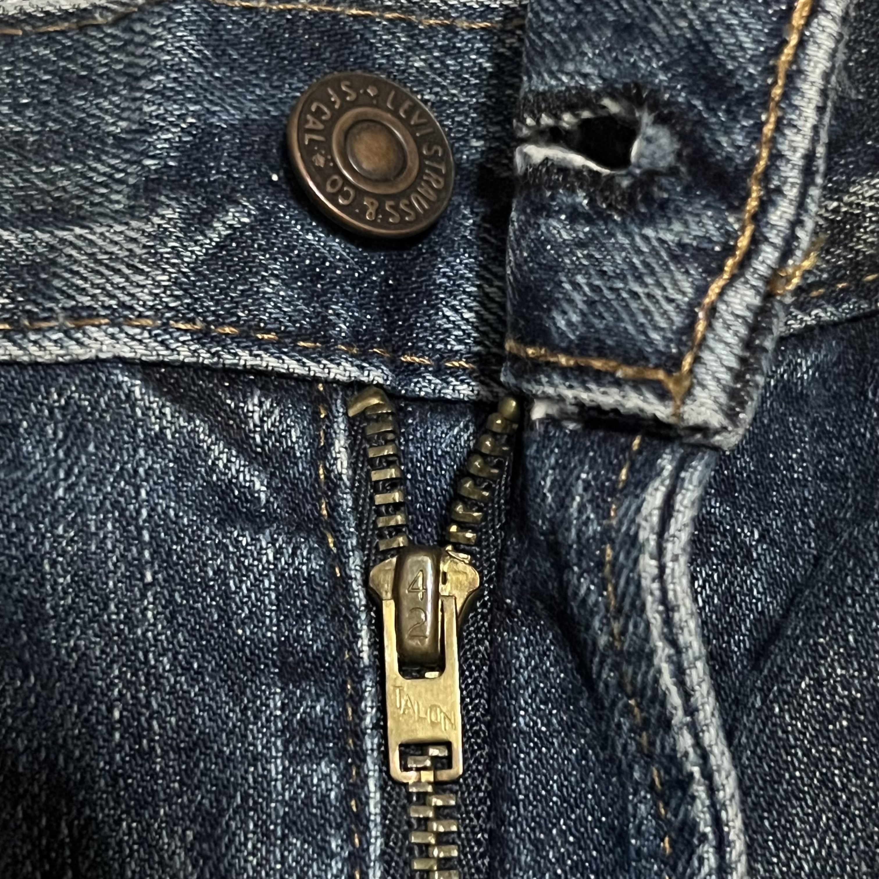 Levi's × Levi's Vintage Clothing × Vintage Vintage Levis 505-0217 Big E Redline Selvedge Jeans 33x32 Size US 33 - 12 Thumbnail