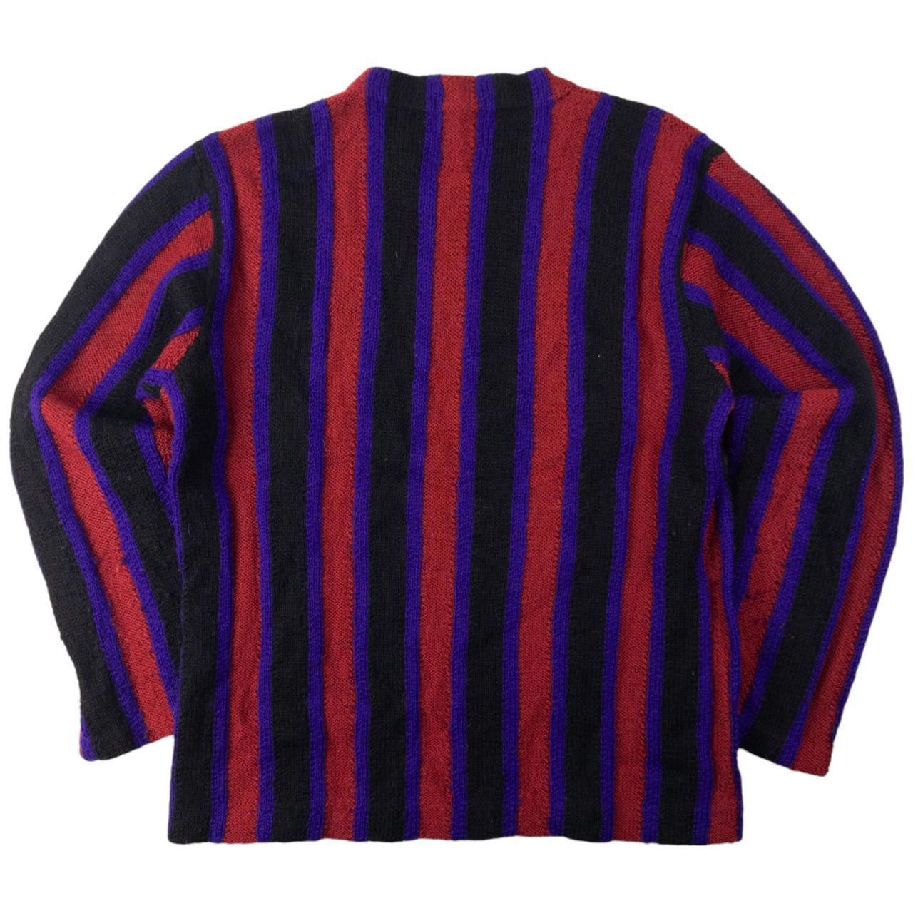 Issey Miyake Vintage Issey Miyake Striped Knit Jumper Size L Size US L / EU 52-54 / 3 - 2 Thumbnail
