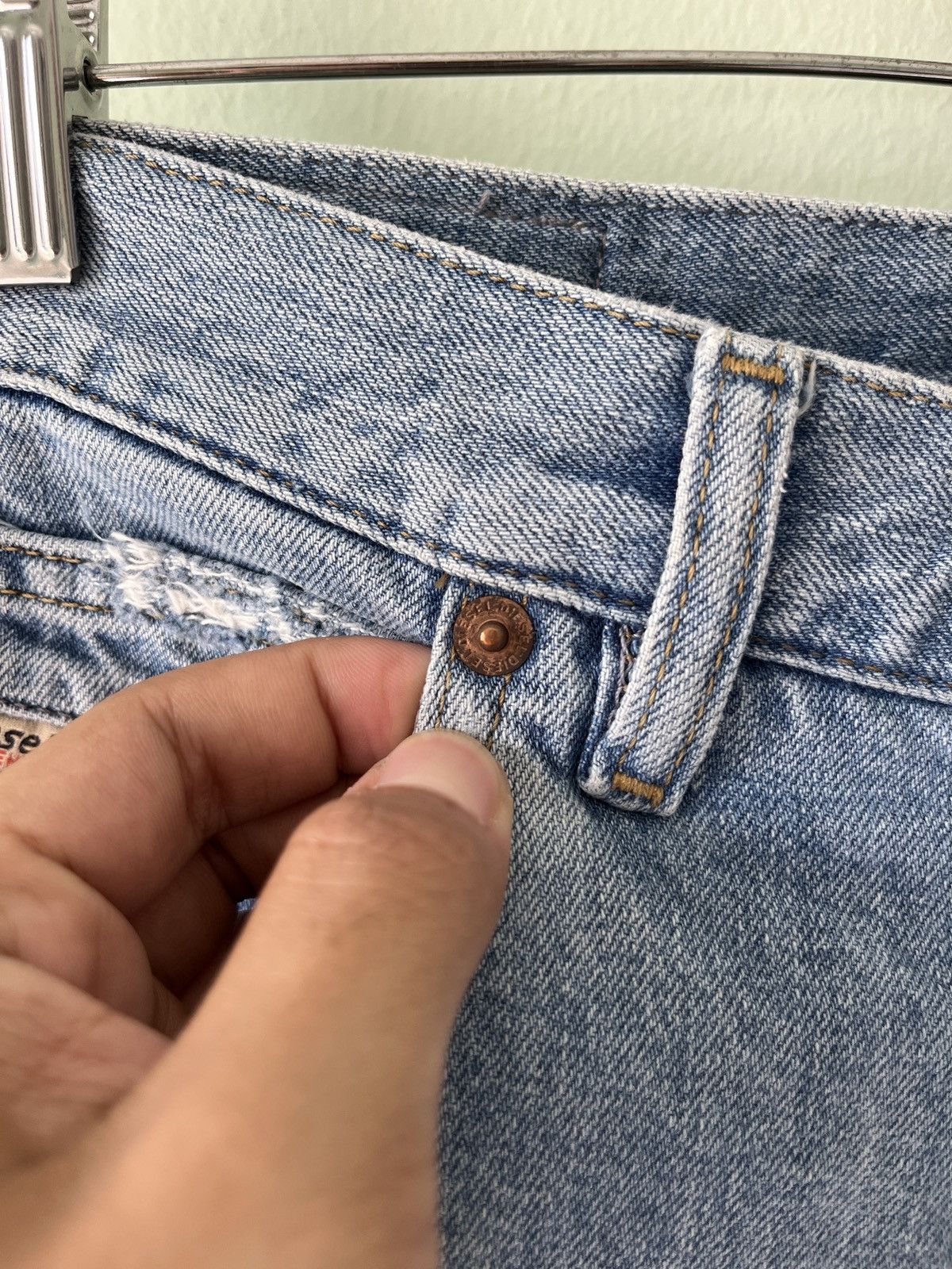 Designer × Diesel Diesel industry Distressed Jeans Size 31" - 13 Thumbnail