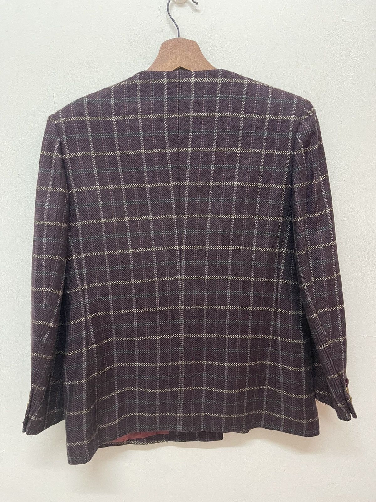 Burberry × Vintage VINTAGE CHECK BURBERRY JACKET COAT Size M / US 6-8 / IT 42-44 - 6 Thumbnail