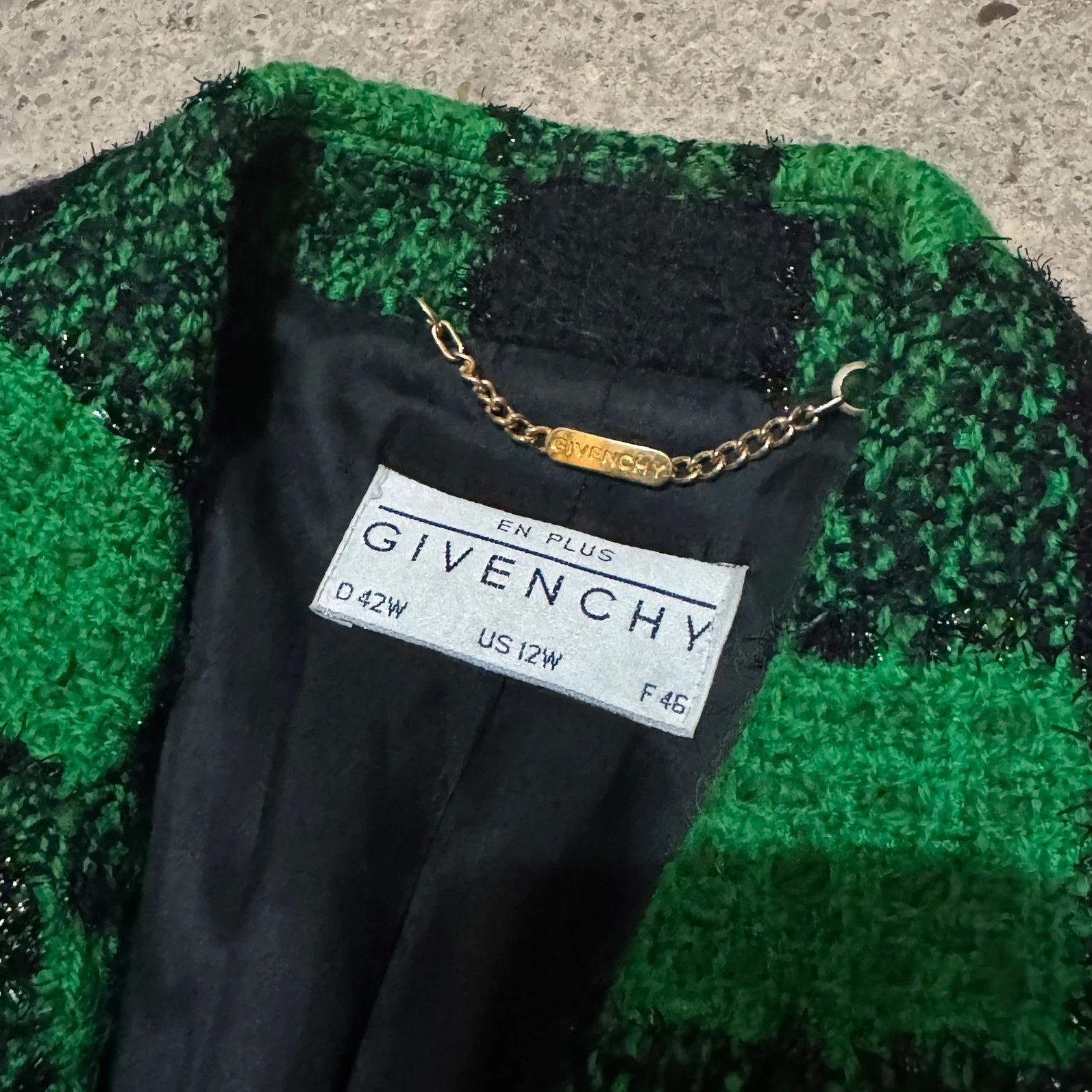 Givenchy Vintage Givenchy en Plus tweed suit Size M / US 6-8 / IT 42-44 - 7 Thumbnail