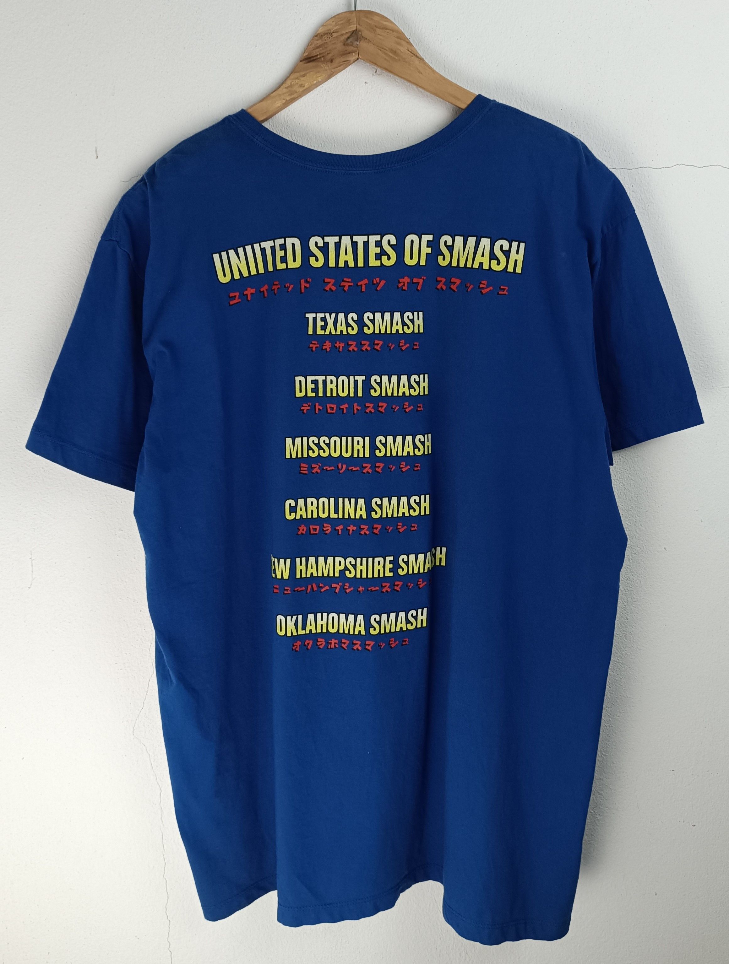 Anime MY HERO ACADEMIA UNITED STATES OF SMASH TOUR TEE Size US XL / EU 56 / 4 - 4 Thumbnail