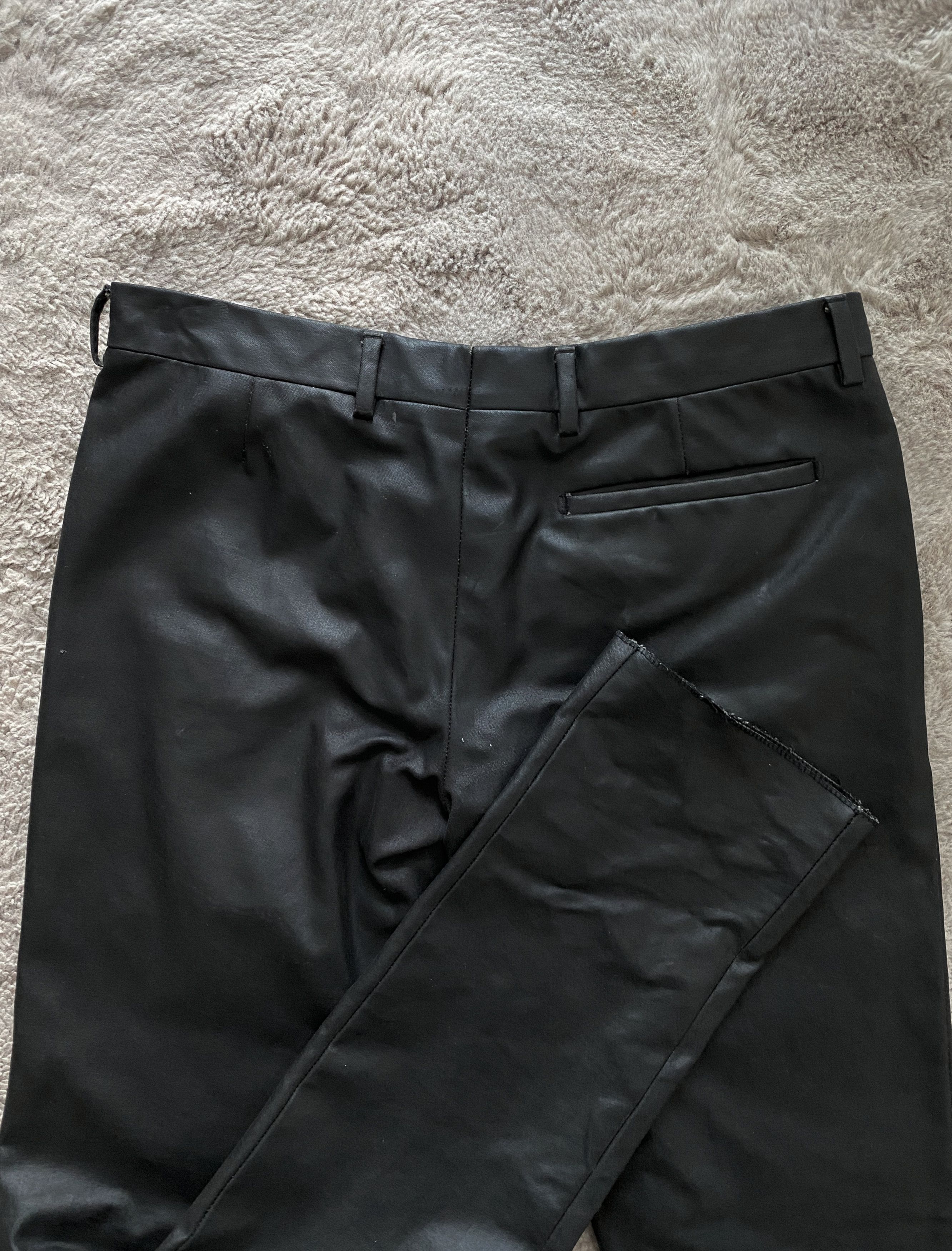 Dior Dior Homme Waxed Leather Like Pants Hedi Slimane Era Size US 30 / EU 46 - 2 Thumbnail