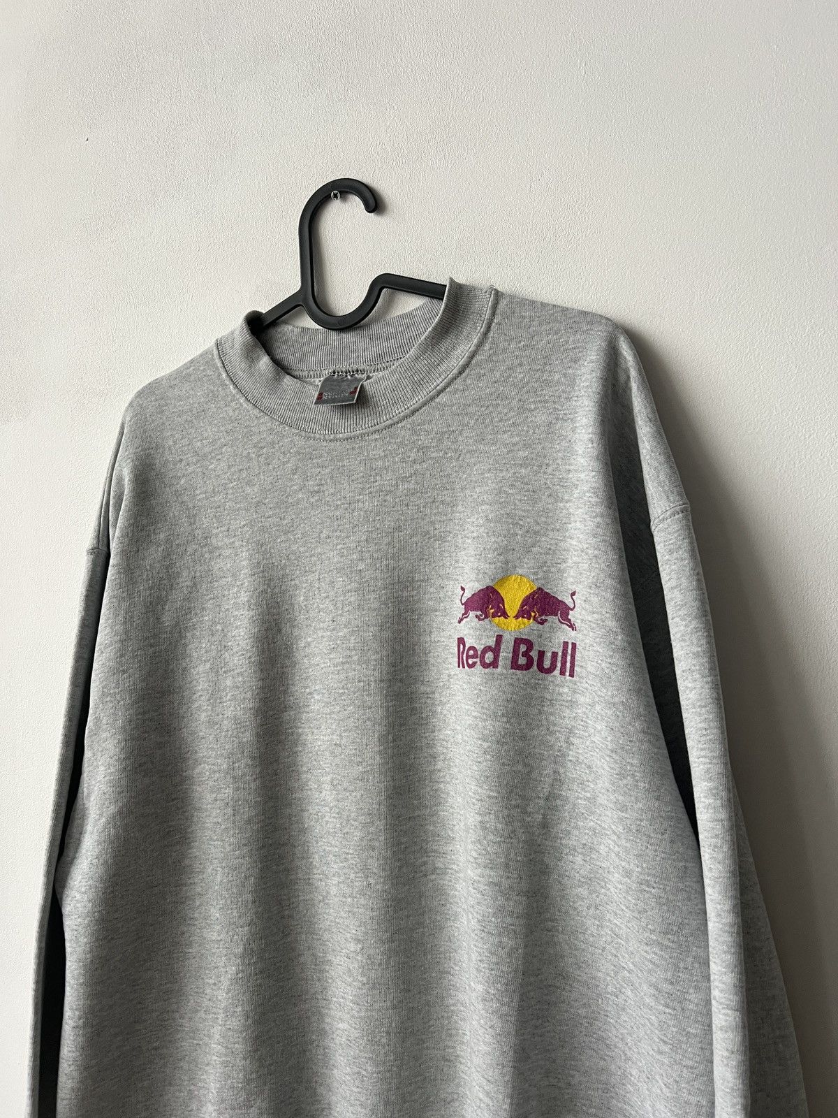 Red Bull Vintage Red Bull Big Logo Cotton Grey Sweatshirt Size M/L Size US M / EU 48-50 / 2 - 4 Thumbnail