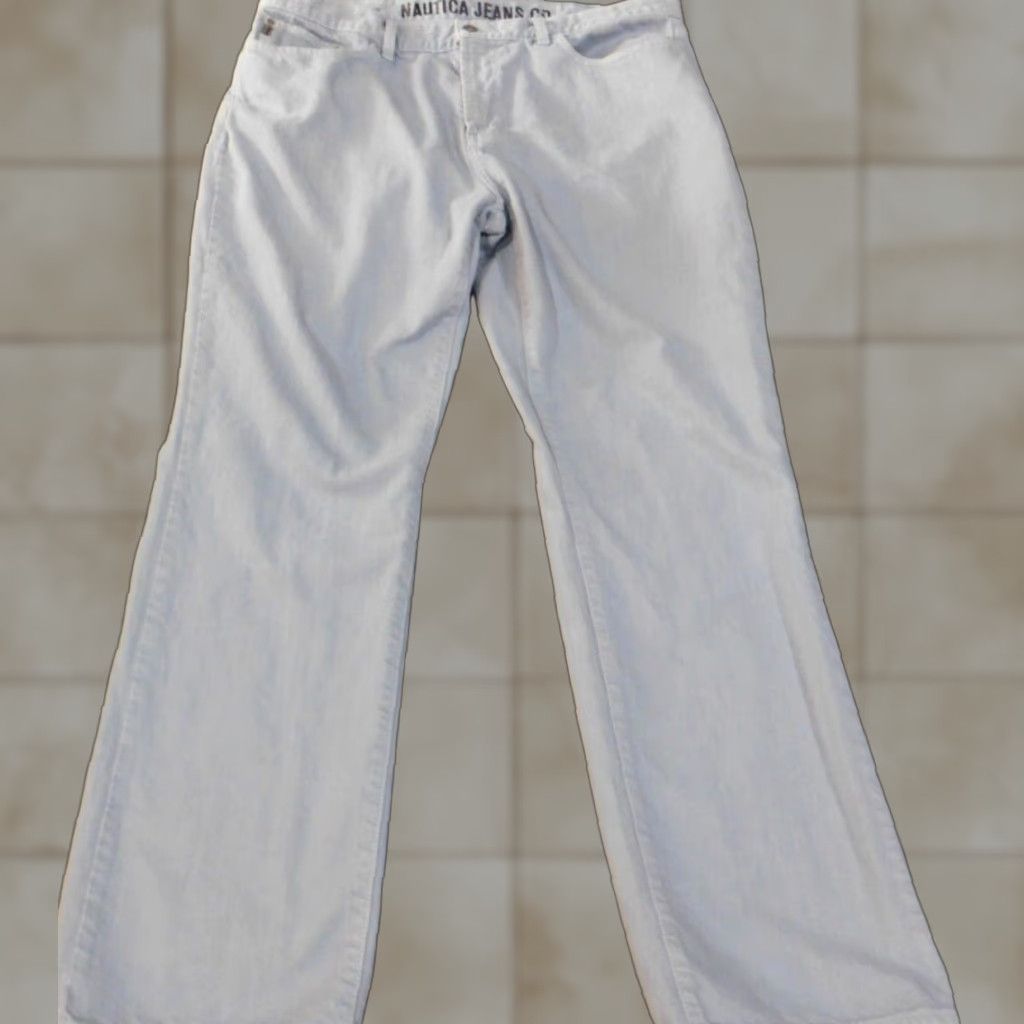 Nautica Nautica Jeans Mens 38x31 Straight Denim Blue 100% cotton Retro Size US 38 / EU 54 - 1 Thumbnail