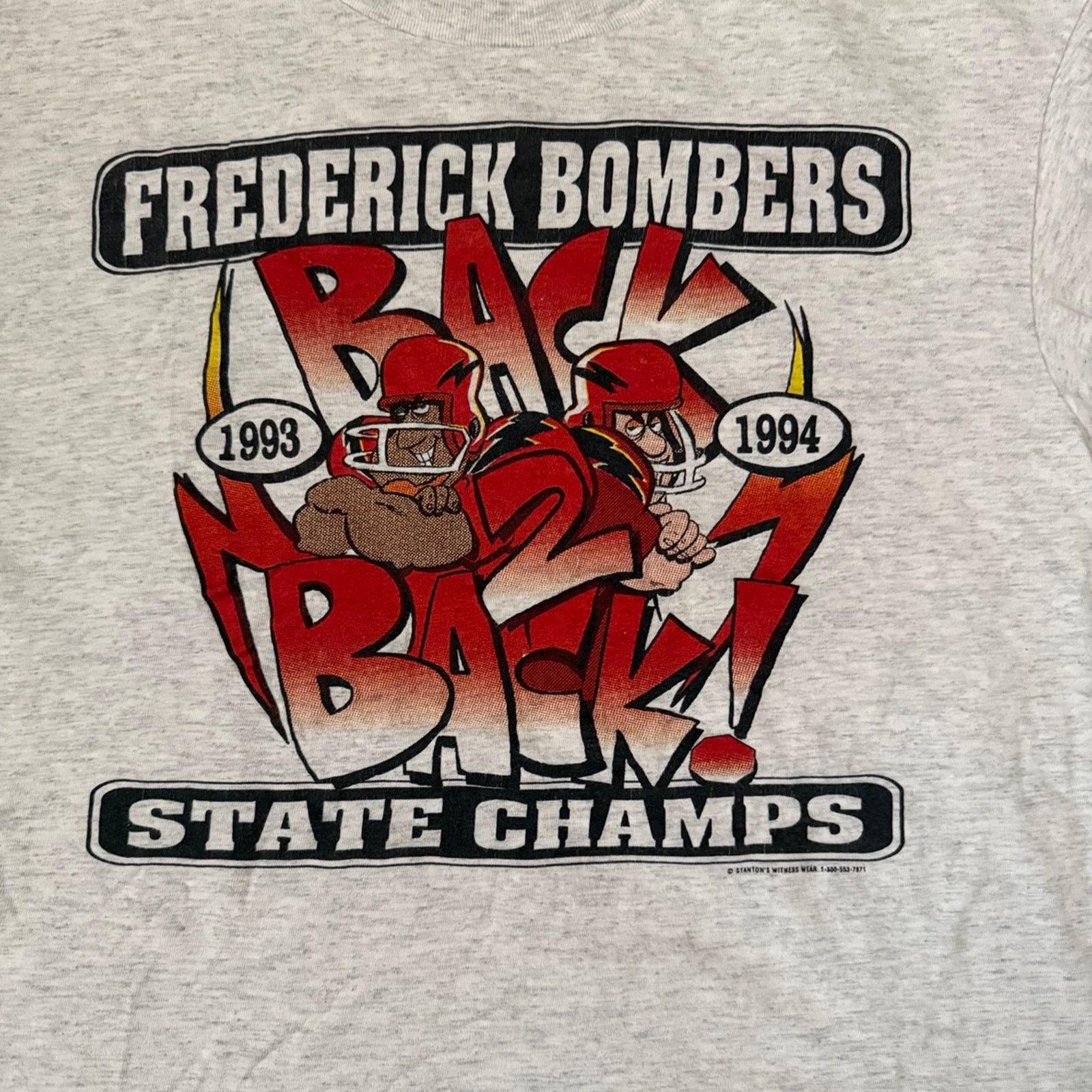 Gildan VINTAGE Football State Champ Shirt Size US M / EU 48-50 / 2 - 2 Thumbnail
