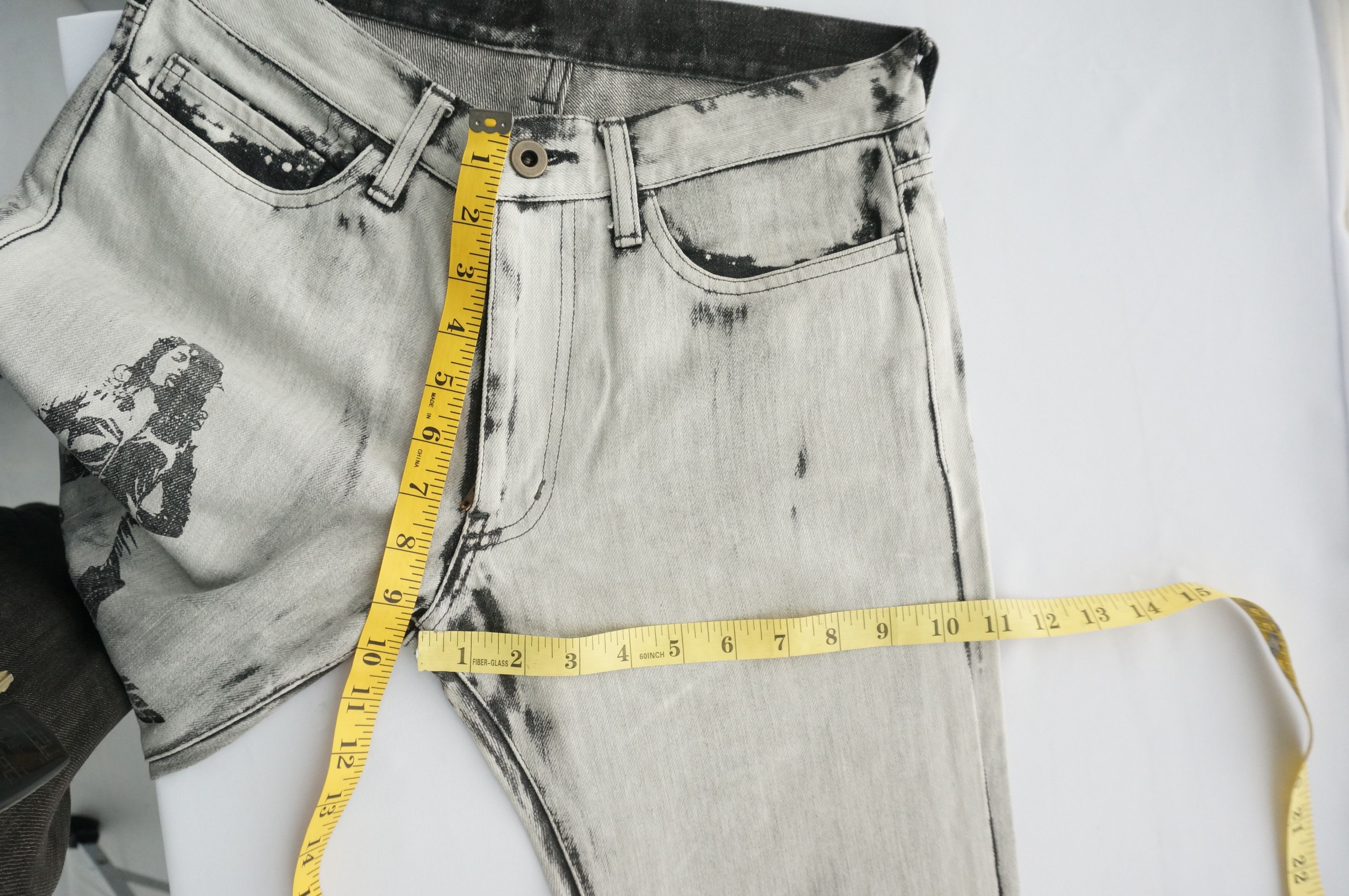 Vintage 🔥Dope Japan EDGE RUPERT Flared Acid Wash Vintage Jeans Size US 29 - 7 Thumbnail
