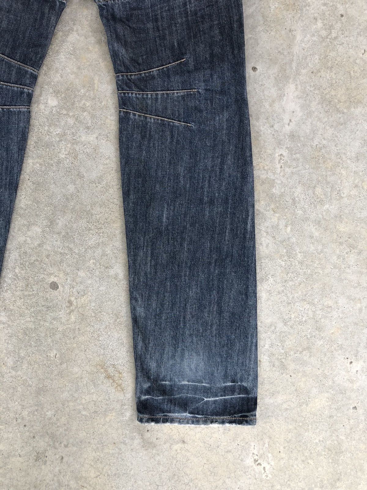 PPFM PPFM Double Waist Distressed Jeans Size US 33 - 14 Thumbnail