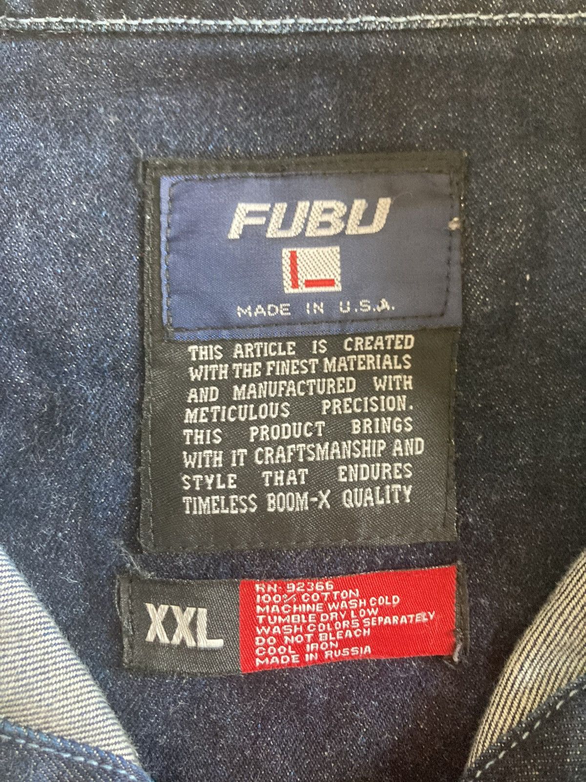 Fubu Vintage 90s Y2K Fubu Jacket Size US XXL / EU 58 / 5 - 2 Thumbnail