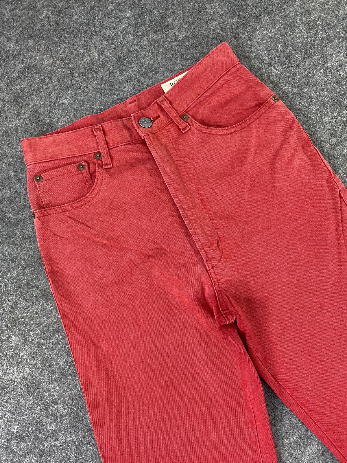 Japanese Brand × Jean Bobson Fit Red Jeans - J1043 Size 24" / US 00 / IT 34 - 3 Thumbnail