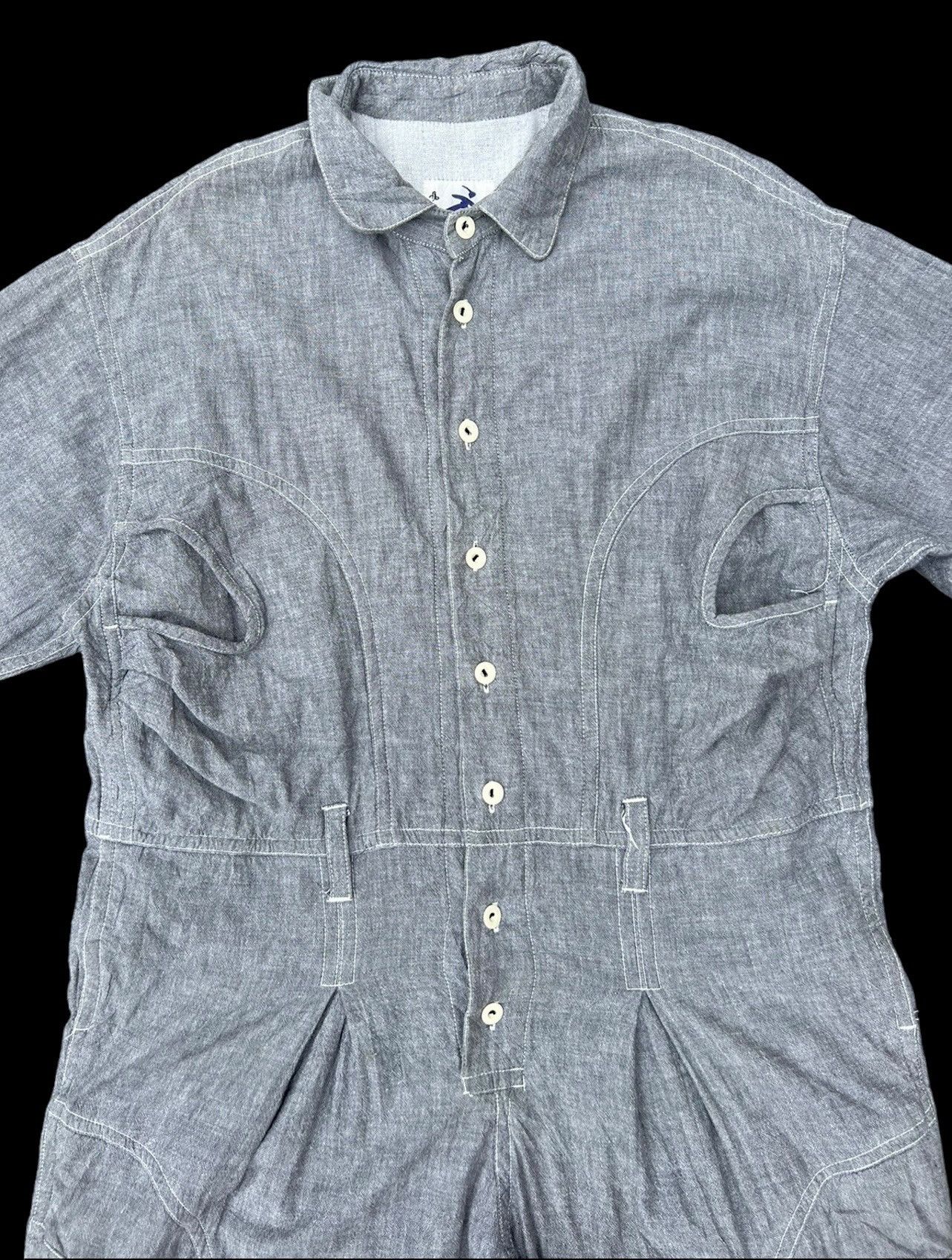 Issey Miyake Archive 80s Issey Miyake Baggy Tactical Jumpsuit Coverall Size US 34 / EU 50 - 2 Thumbnail
