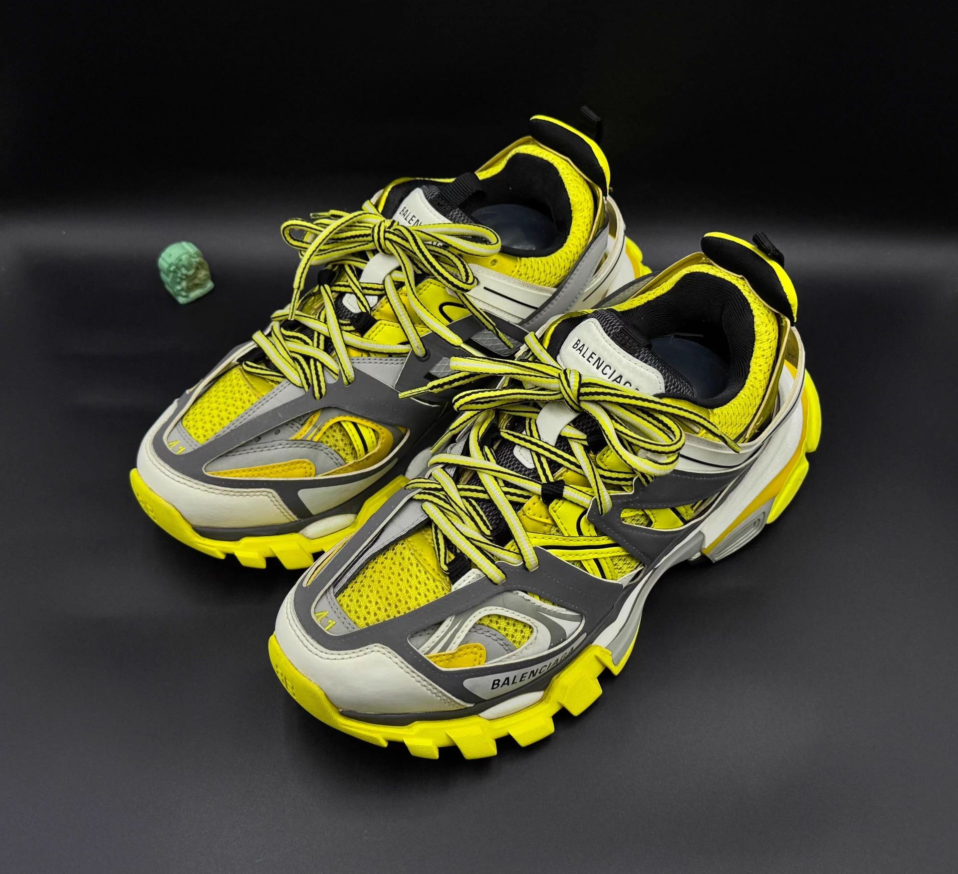 Balenciaga Balenciaga Track yellow men's low-top dad shoe Size US 8 / EU 41 - 1 Thumbnail