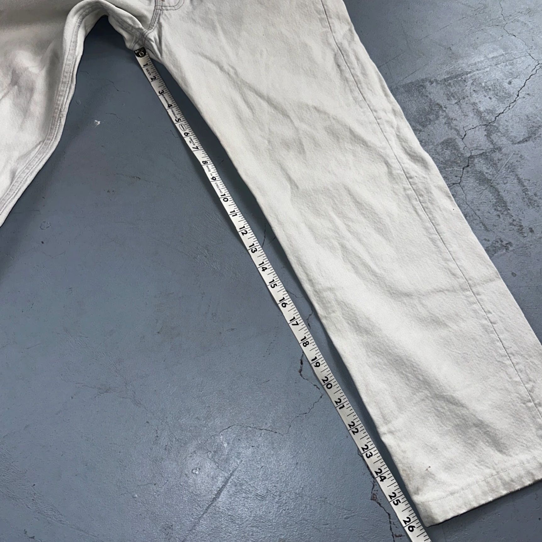 Levi's VINTAGE Levi's 501 Jeans 90s USA White Light Wash 32x30 30x26 Men Straight Classic Regular Denim Cotton Jeans Size US 32 / EU 48 - 5 Thumbnail