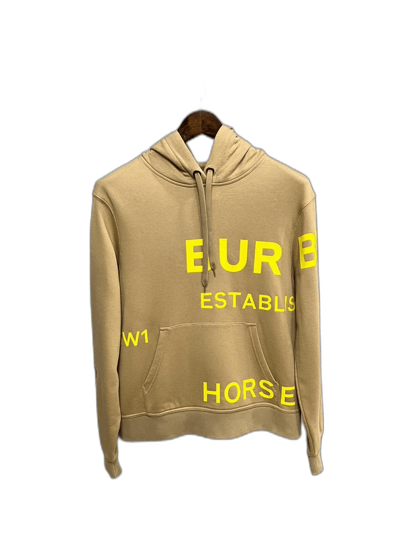 Burberry Burberry Burberry Khaki Color Hoodie with Print-2507 Size S / US 4 / IT 40 - 1 Thumbnail