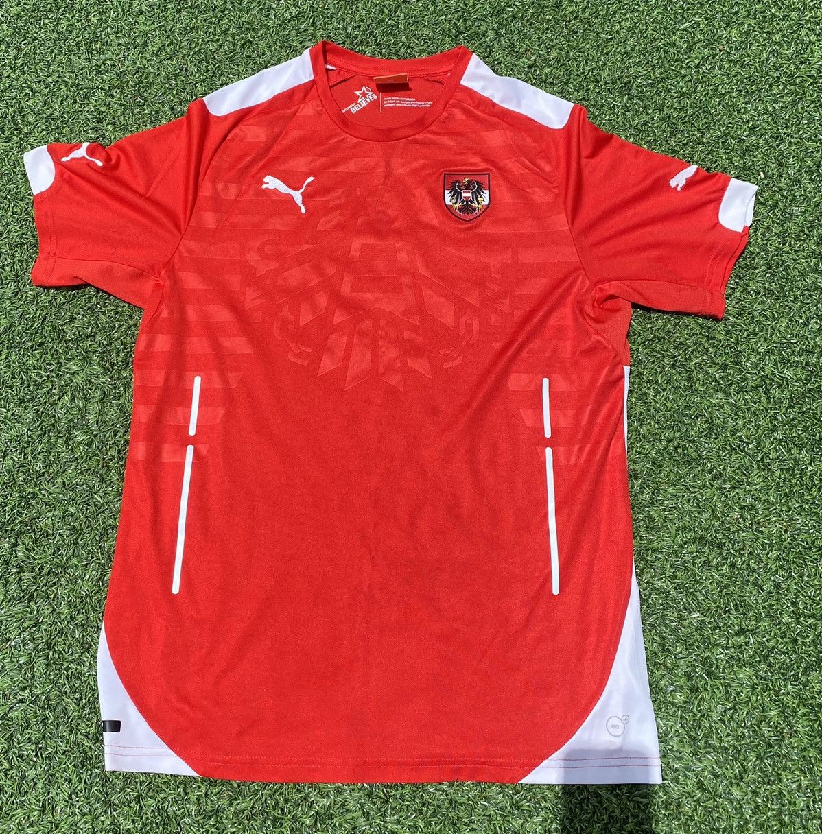 Puma × Vintage Austria 2014-2016 Home Soccer Jersey Size US L / EU 52-54 / 3 - 1 Thumbnail