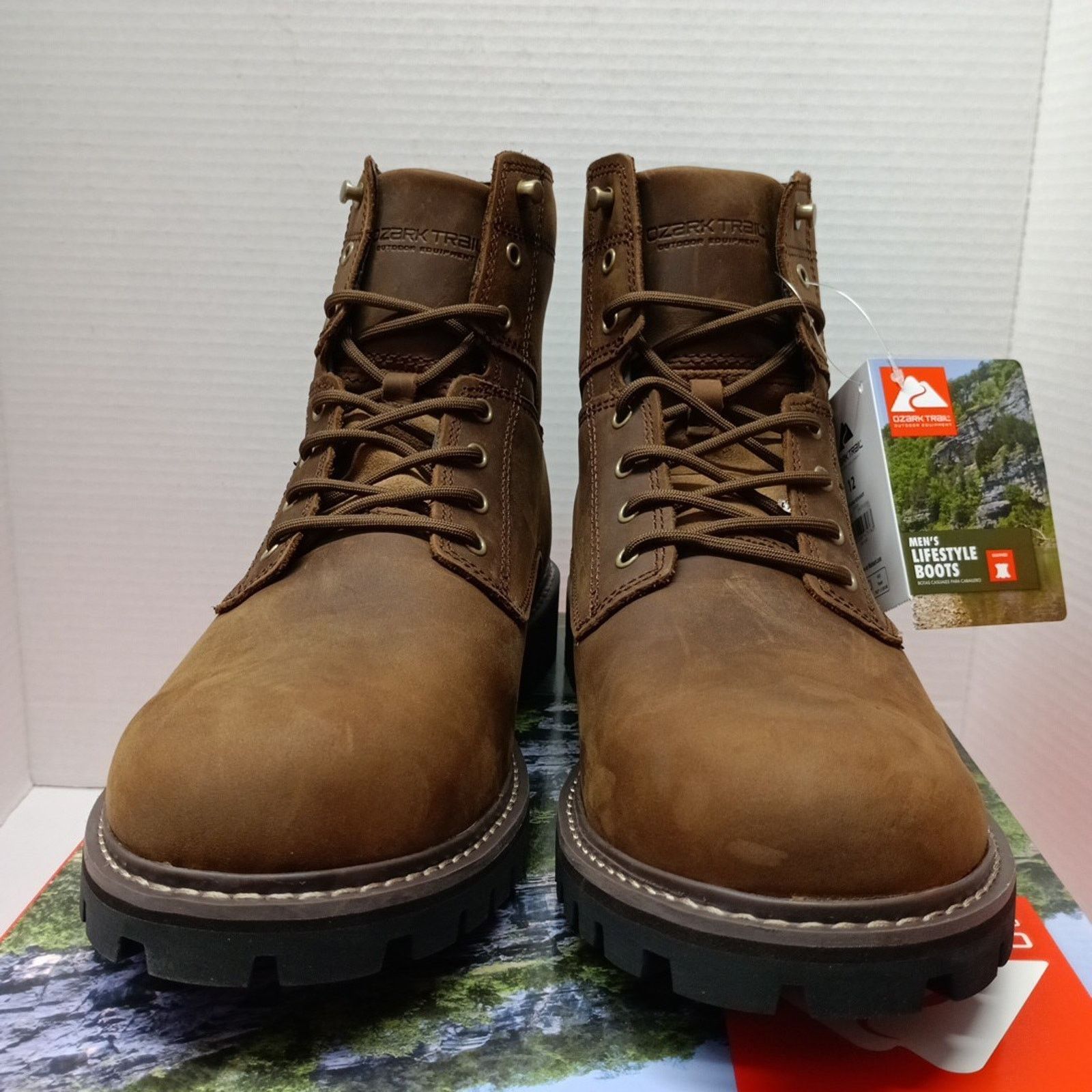 Other Ozark Trail Men's Range Mountain Hiking Boots Size 12 Brown Size US 12 / EU 45 - 2 Thumbnail